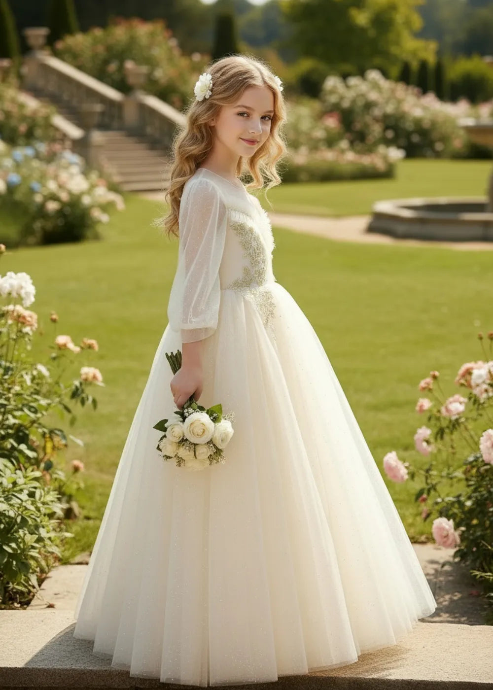 Spitzenkleid mit schulterfreiem Design