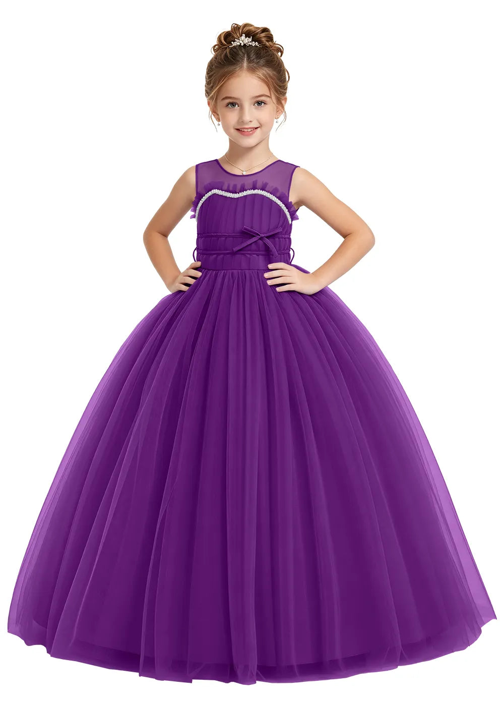 Spitzenkleid mit schulterfreiem Design