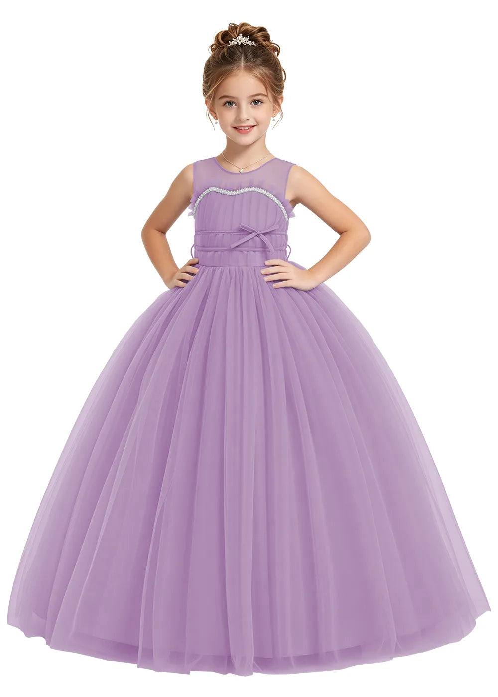 Spitzenkleid mit schulterfreiem Design