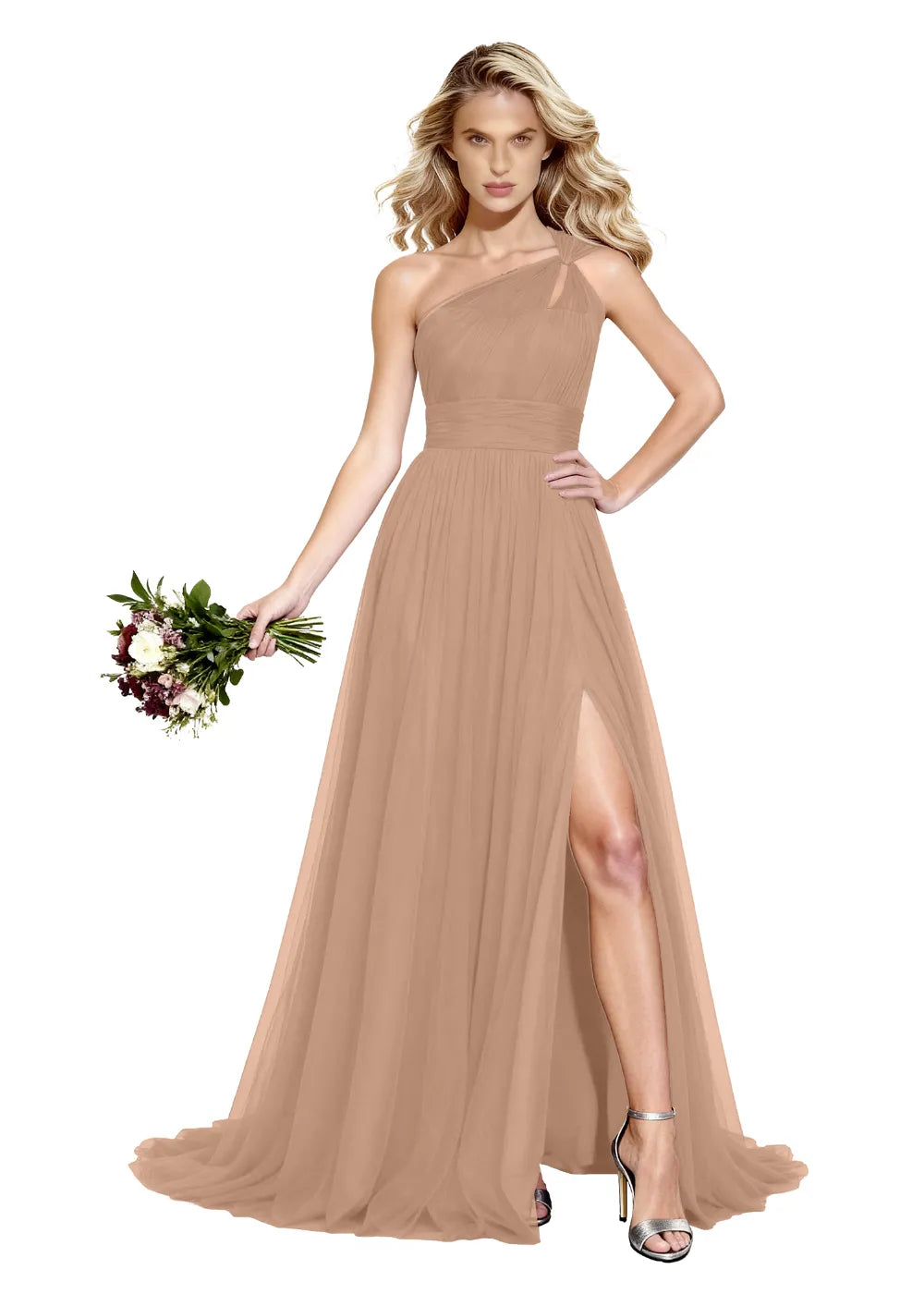 Aurora Elegant One Strap Formal Gown