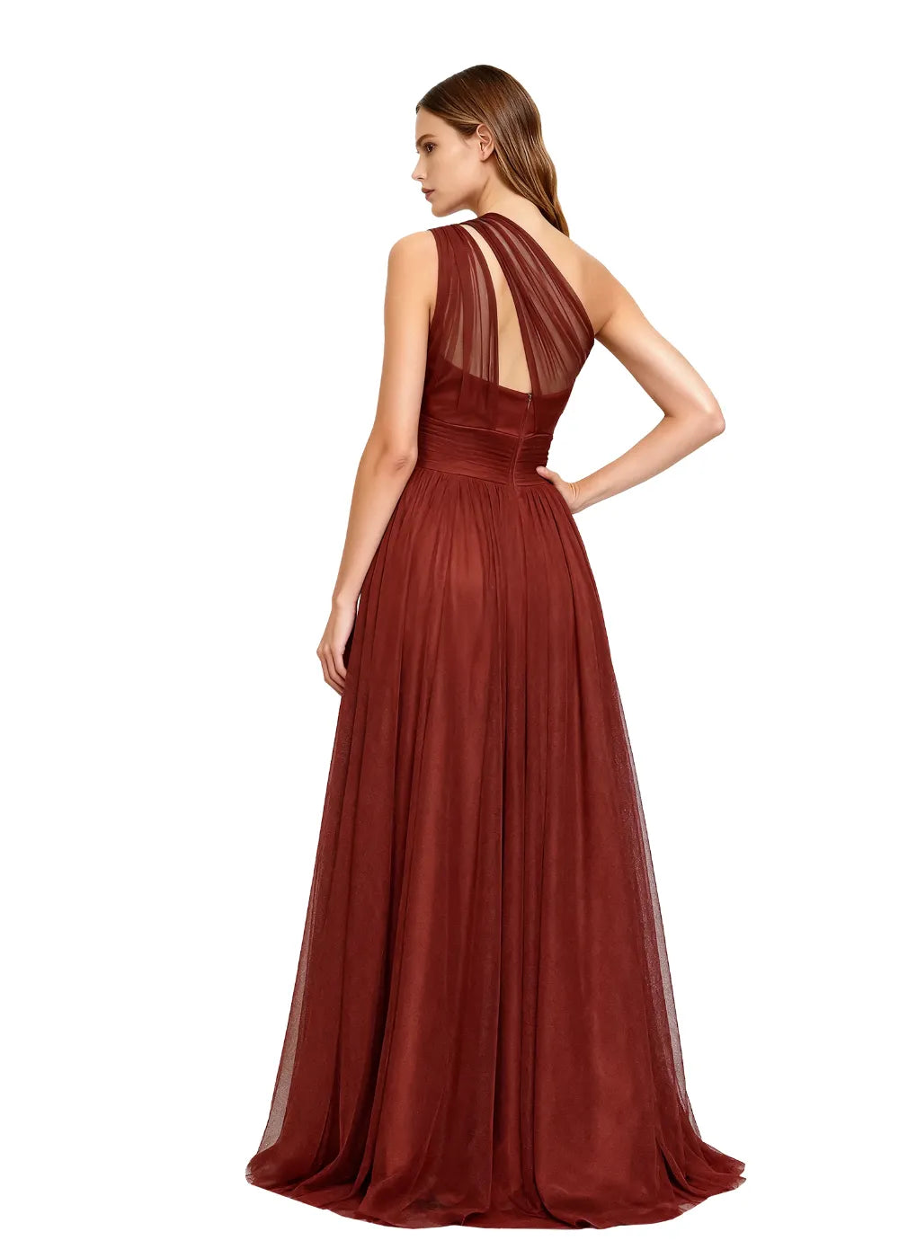 Aurora Elegant One Strap Formal Gown