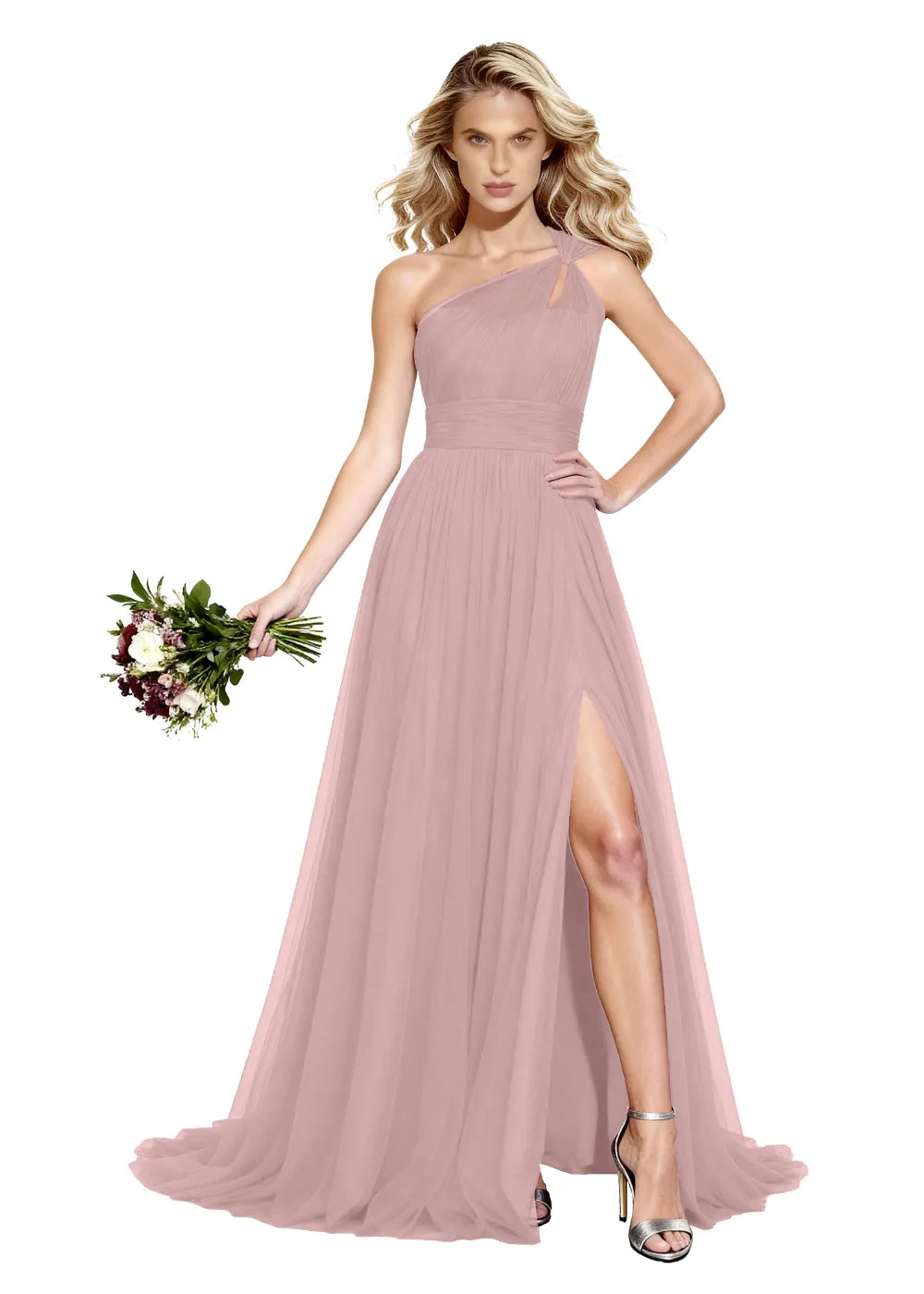 Aurora Elegant One Strap Formal Gown