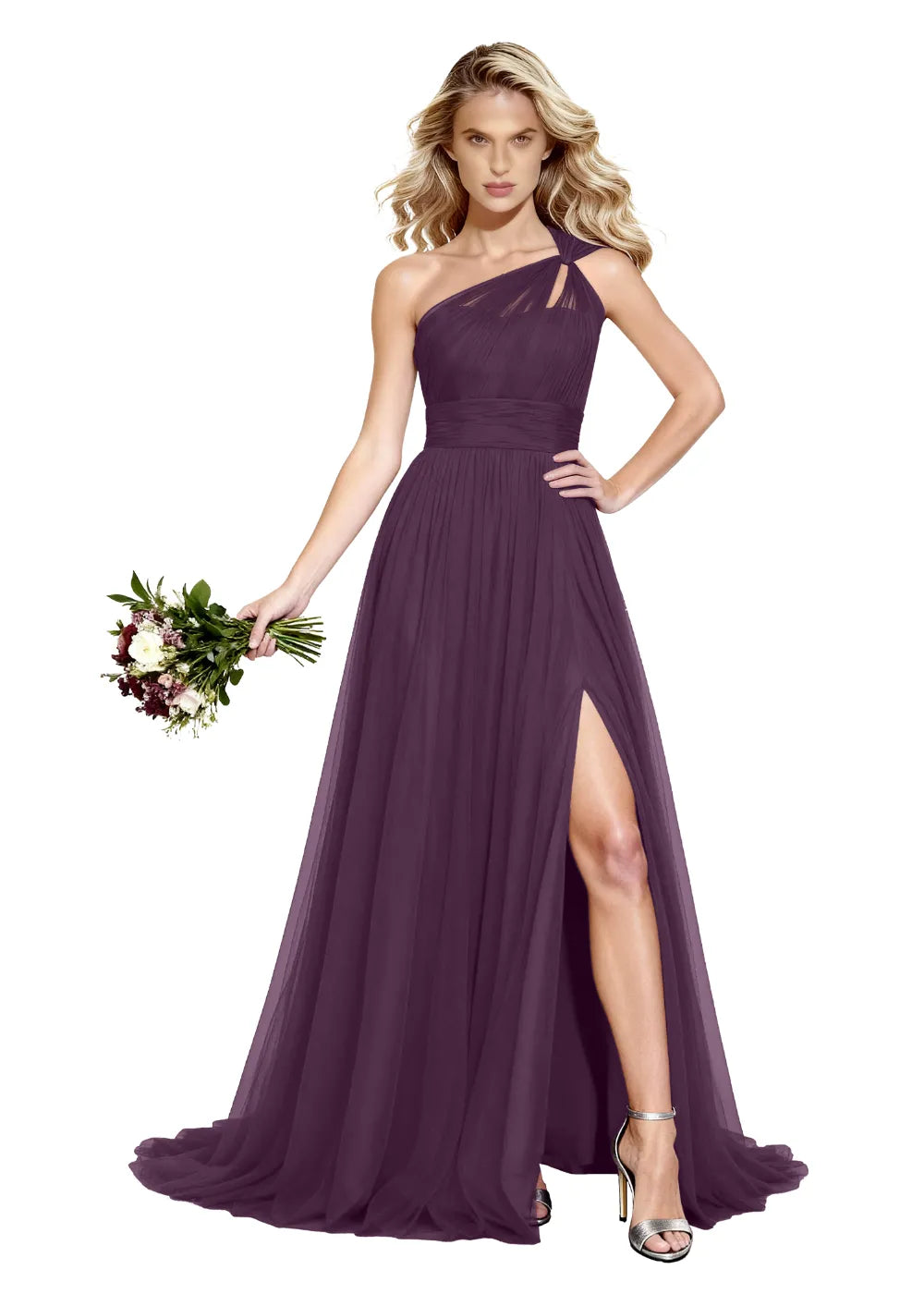 Aurora Elegant One Strap Formal Gown