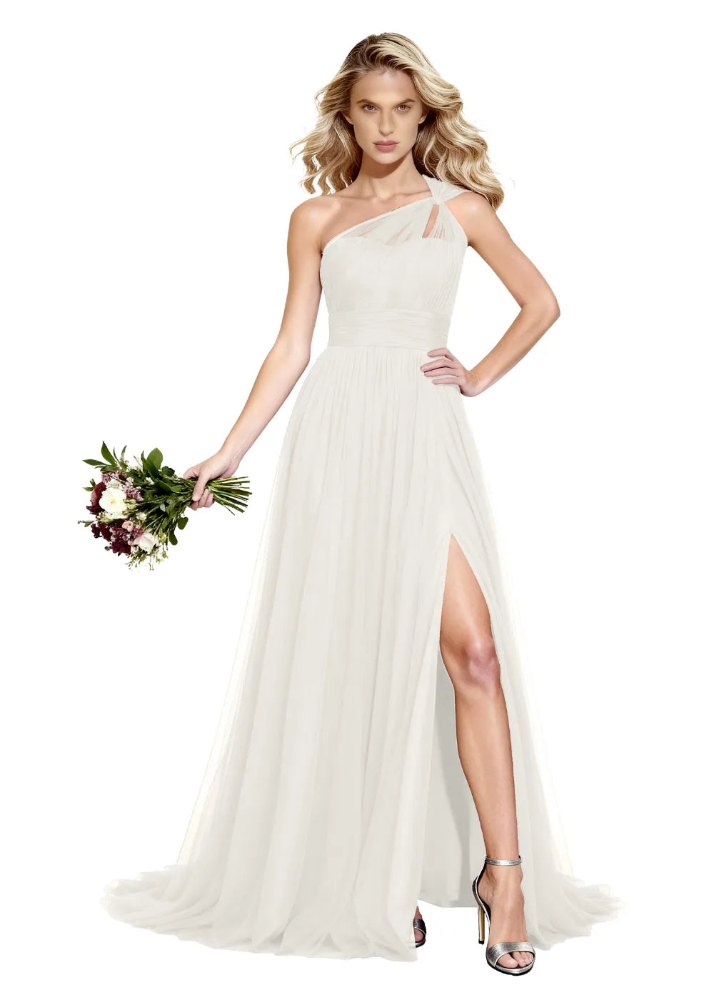 Aurora Elegant One Strap Formal Gown