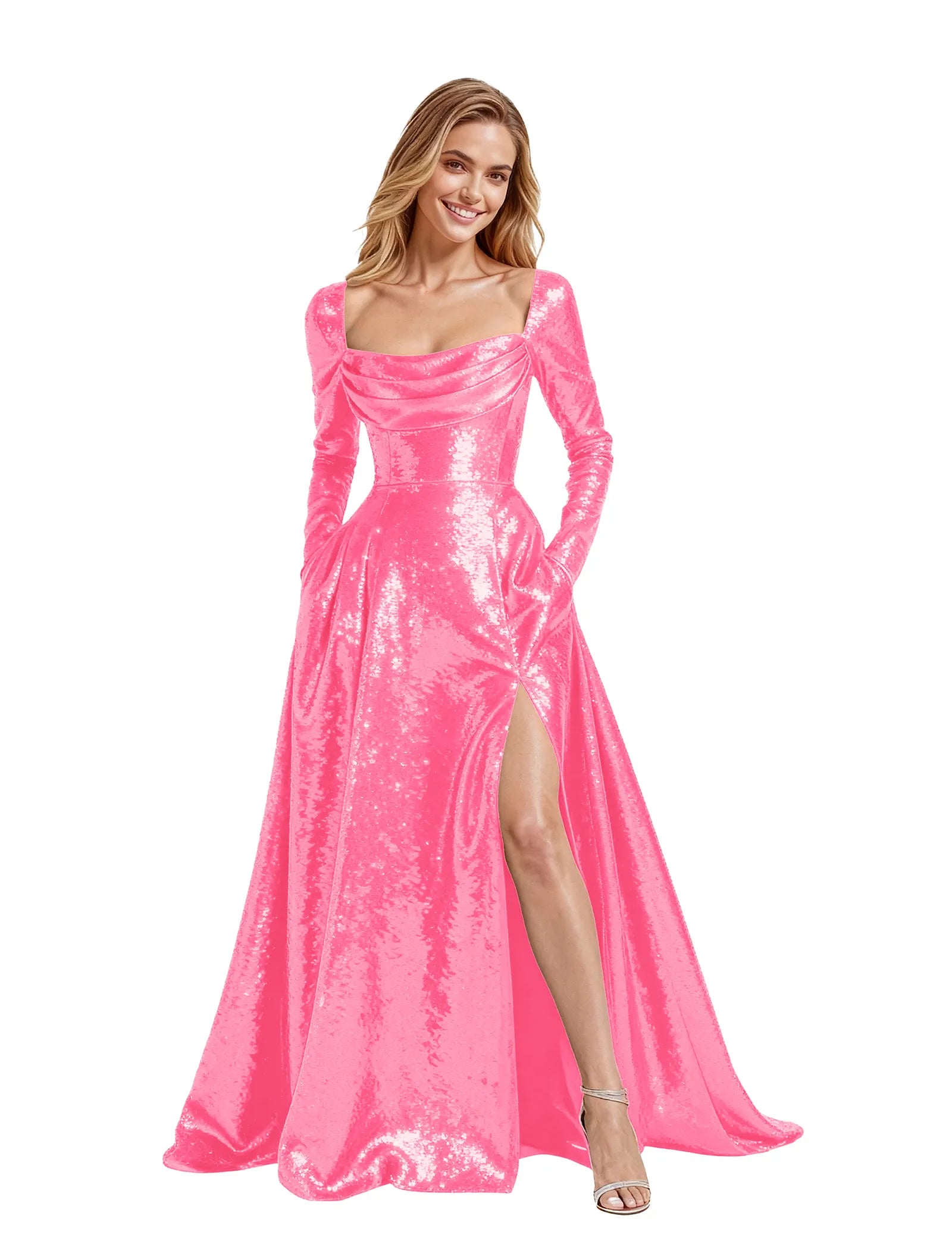 Glamour Allure Sequin Maxi Dress