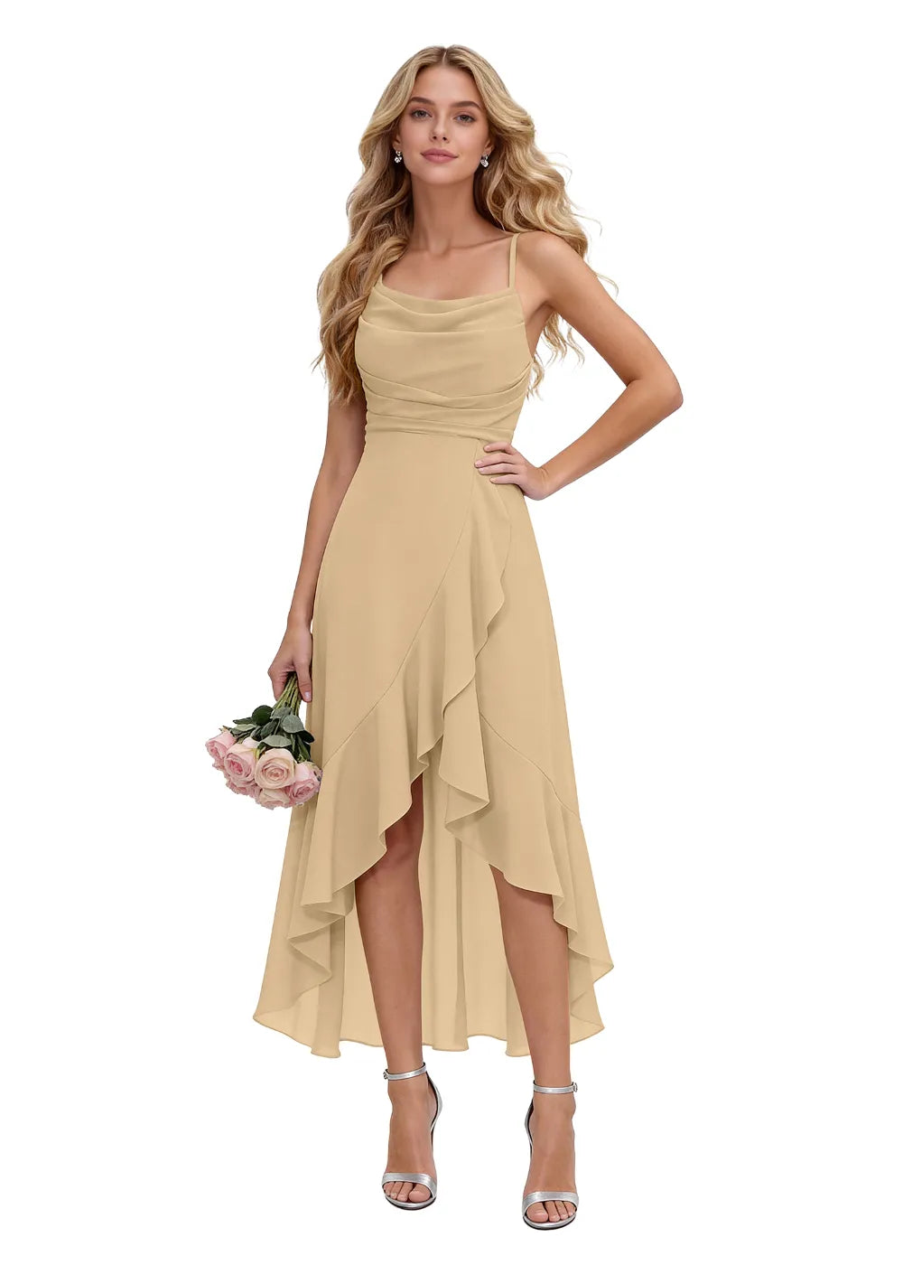 Serenity Draped Open Back Dress