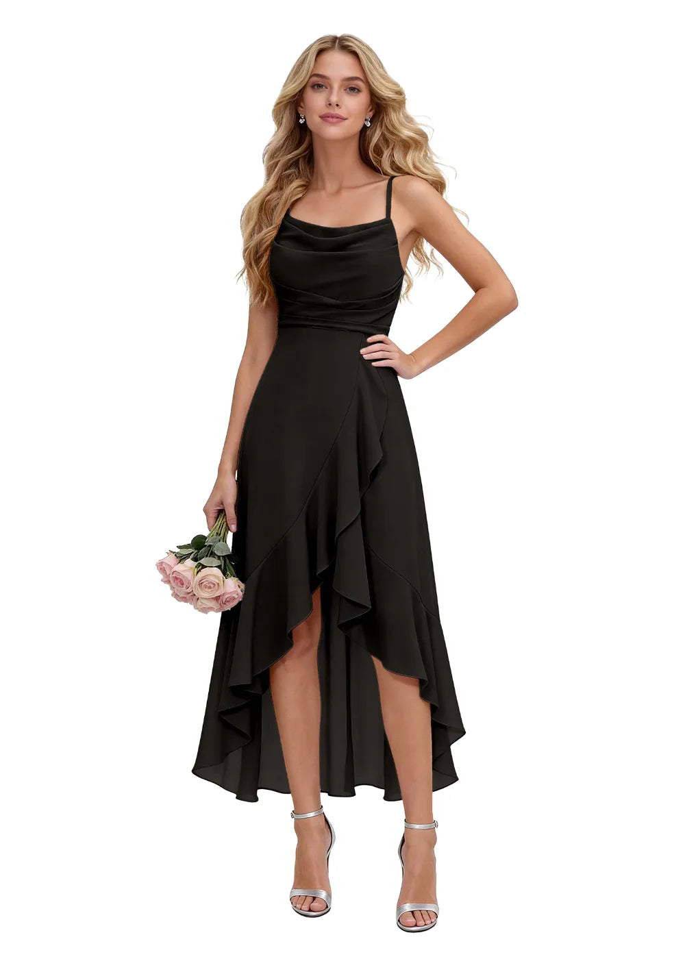 Serenity Draped Open Back Dress