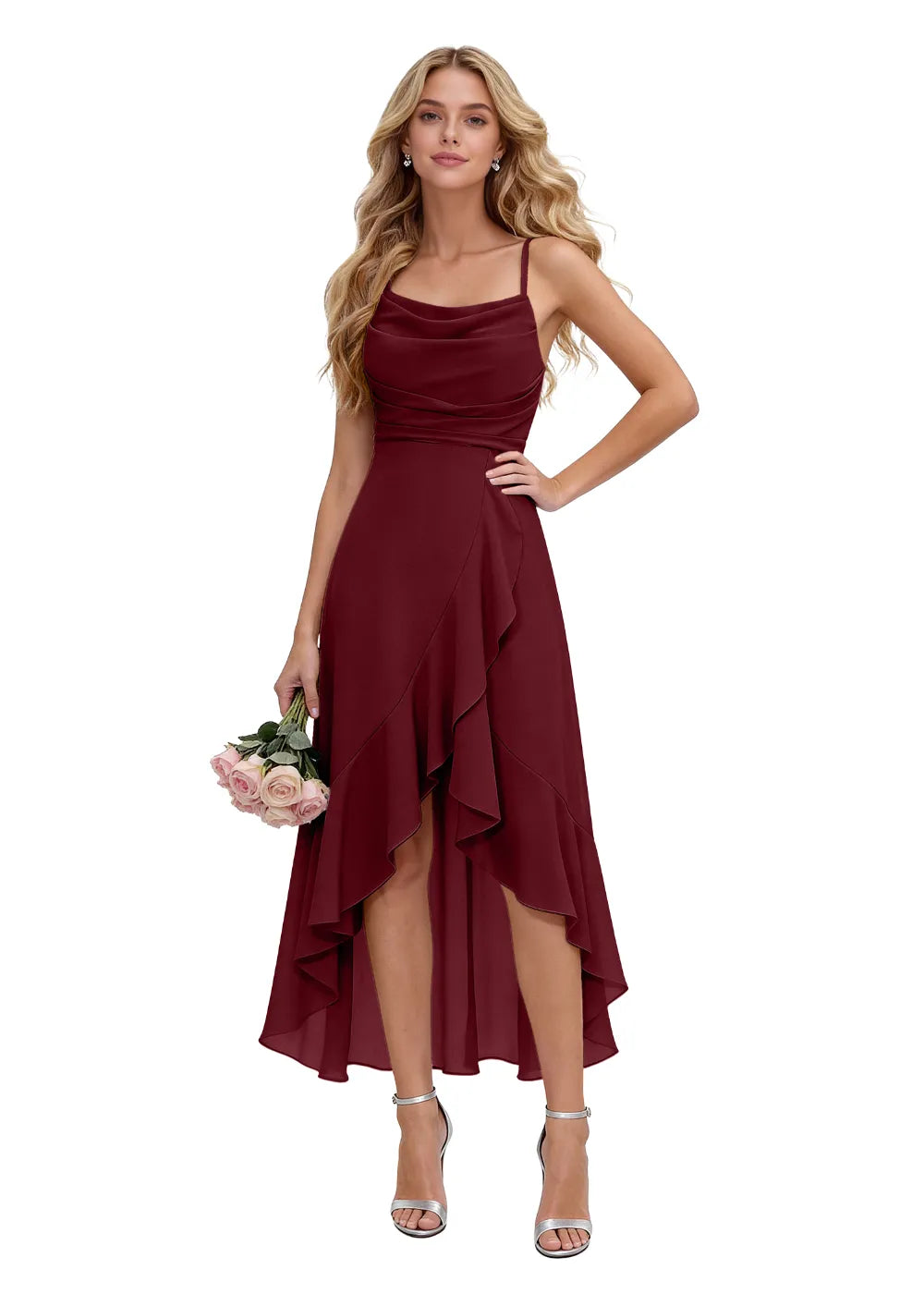 Serenity Draped Open Back Dress