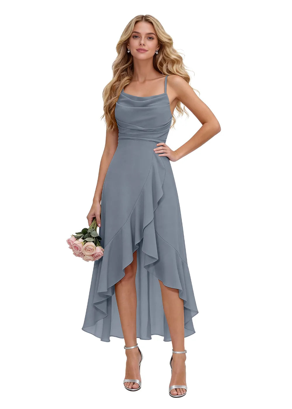 Serenity Draped Open Back Dress