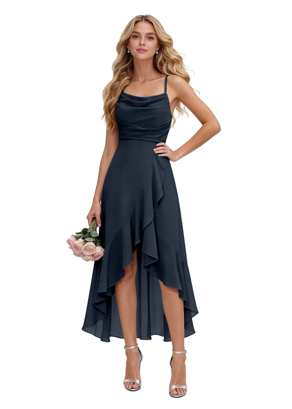 Serenity Draped Open Back Dress