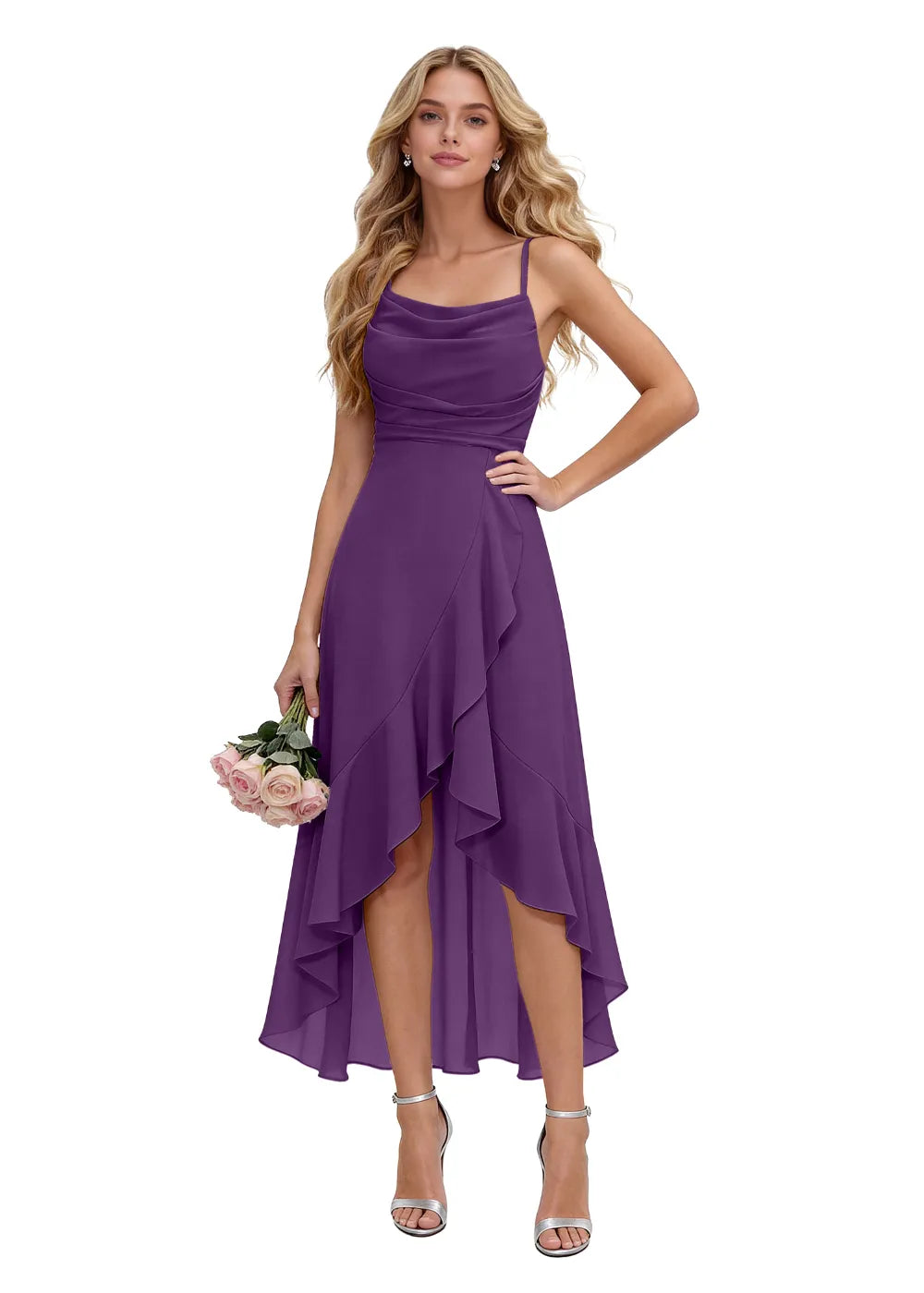 Serenity Draped Open Back Dress