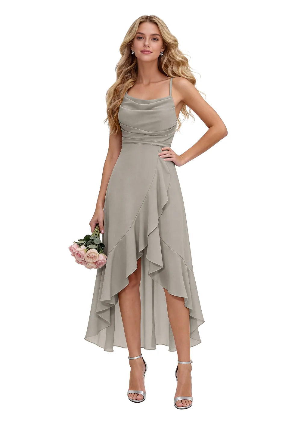 Serenity Draped Open Back Dress