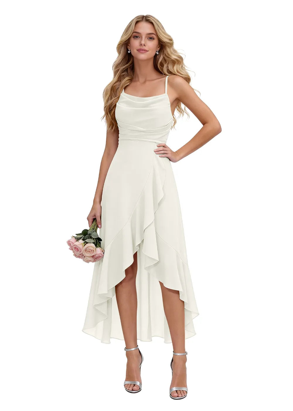 Serenity Draped Open Back Dress