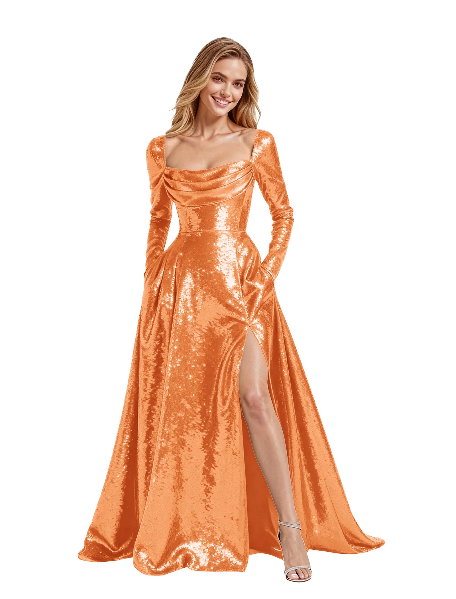 Glamour Allure Sequin Maxi Dress