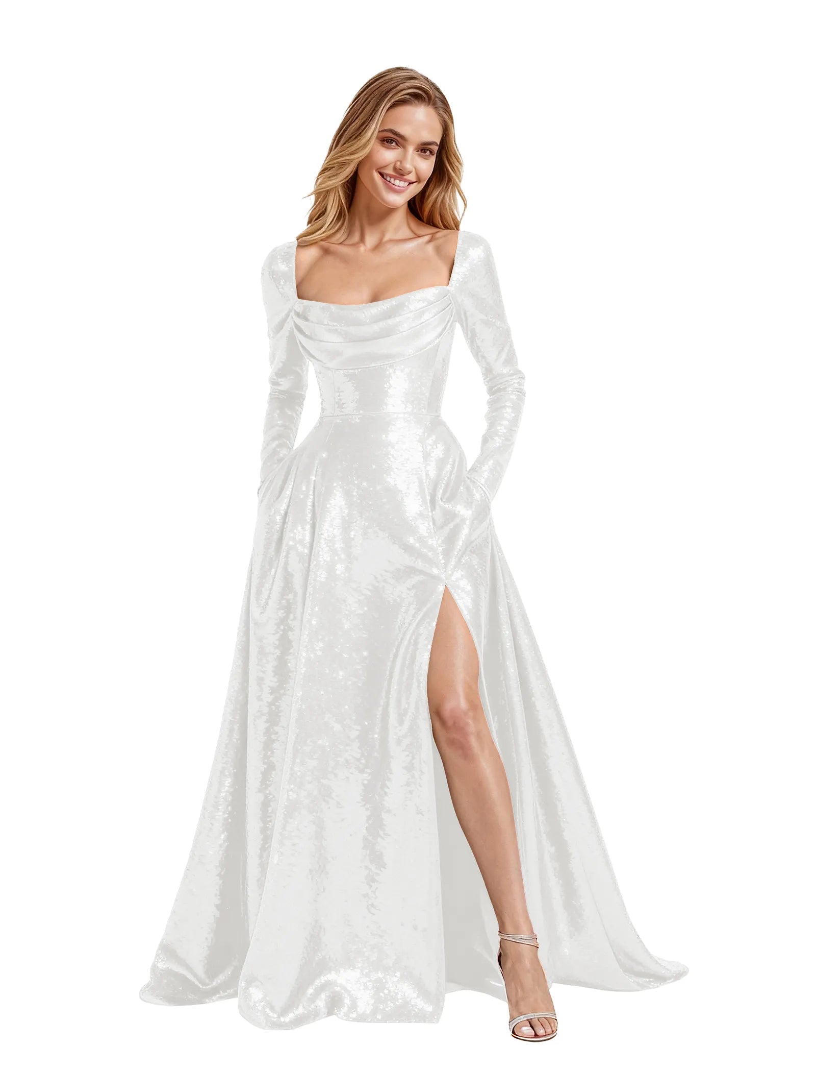 Glamour Allure Sequin Maxi Dress