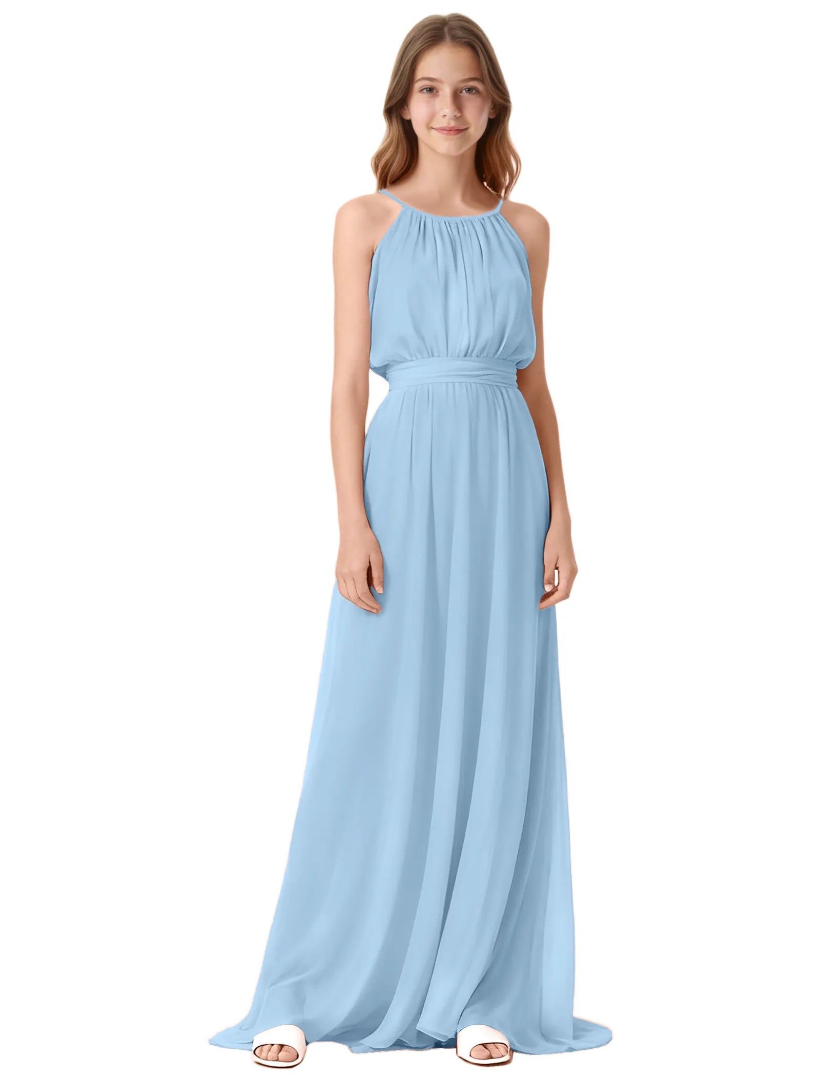 Vestido de princesa sin mangas de encaje