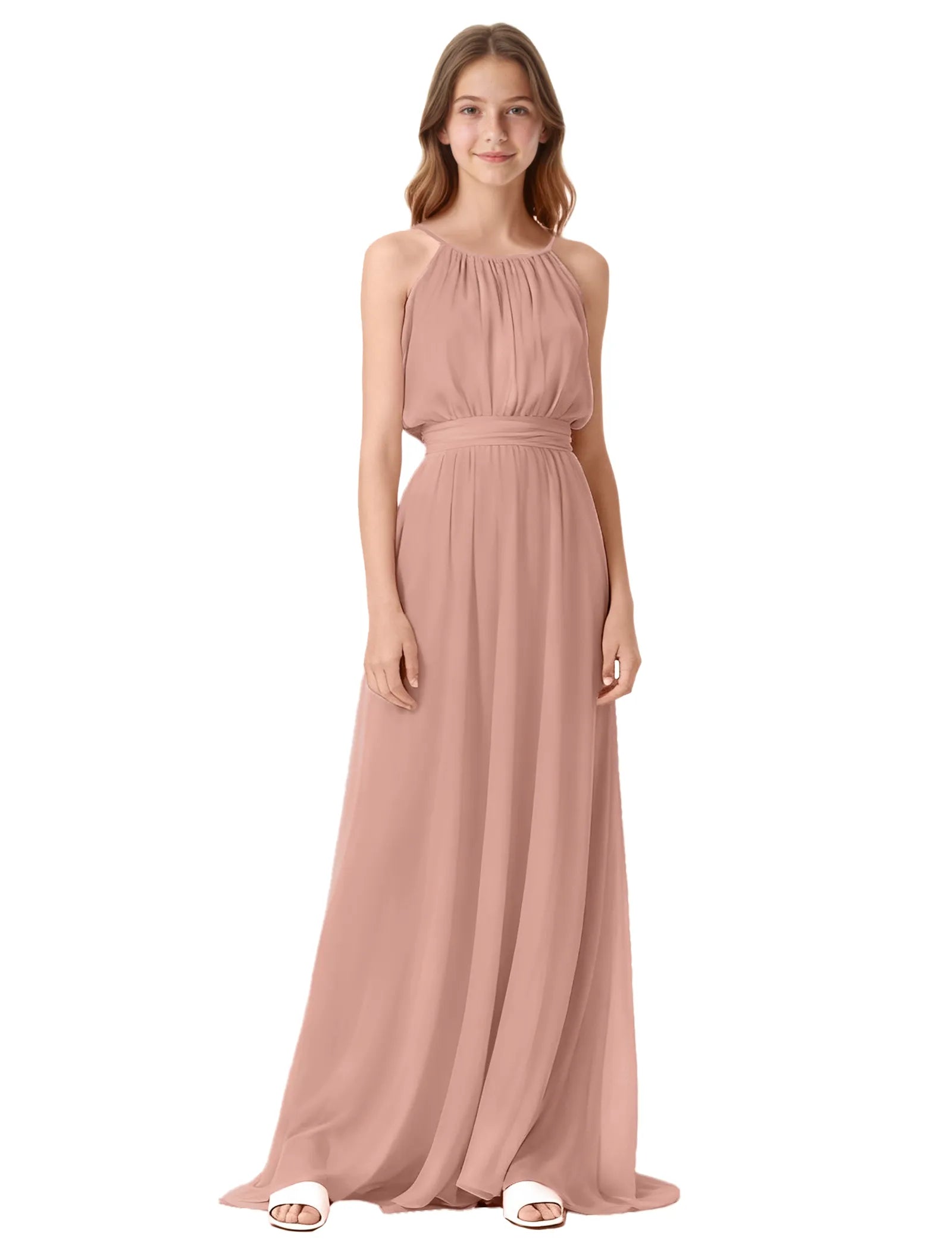 Formal Occasion Halter Dress for Tween Girls