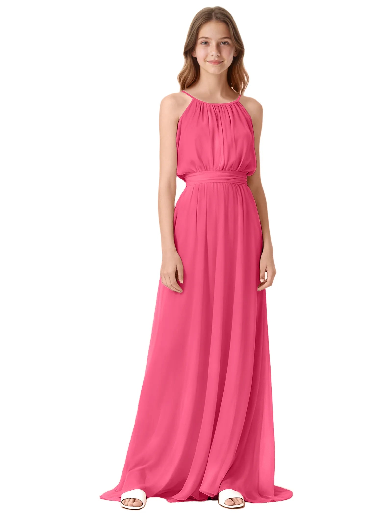 Vestido de princesa sin mangas de encaje
