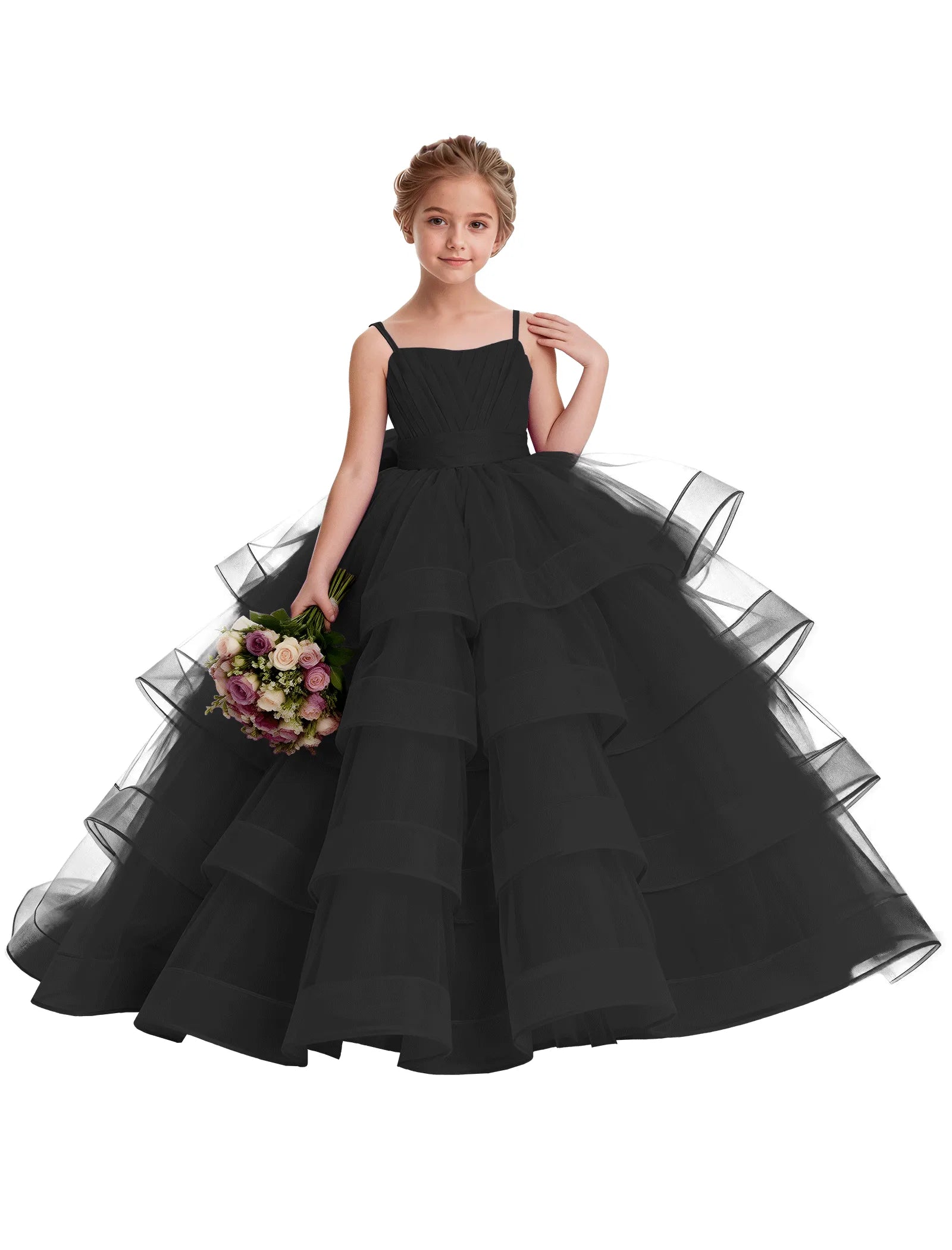 Koronkowa sukienka księżniczki z odkrytymi ramionami