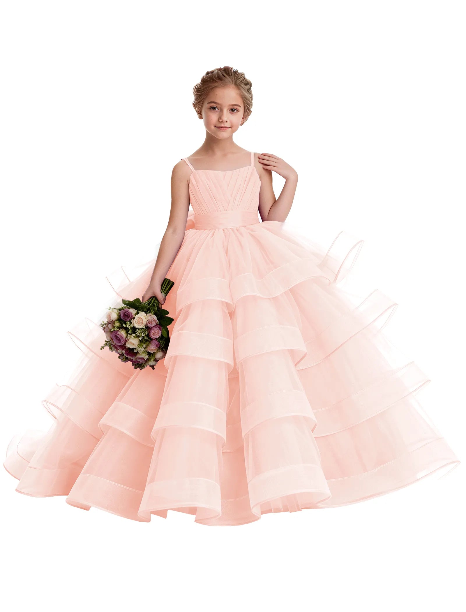 Koronkowa sukienka księżniczki z odkrytymi ramionami