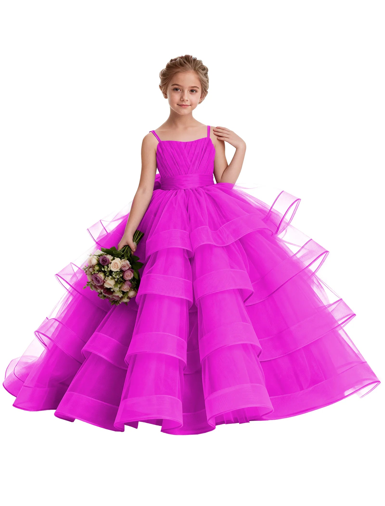 Koronkowa sukienka księżniczki z odkrytymi ramionami