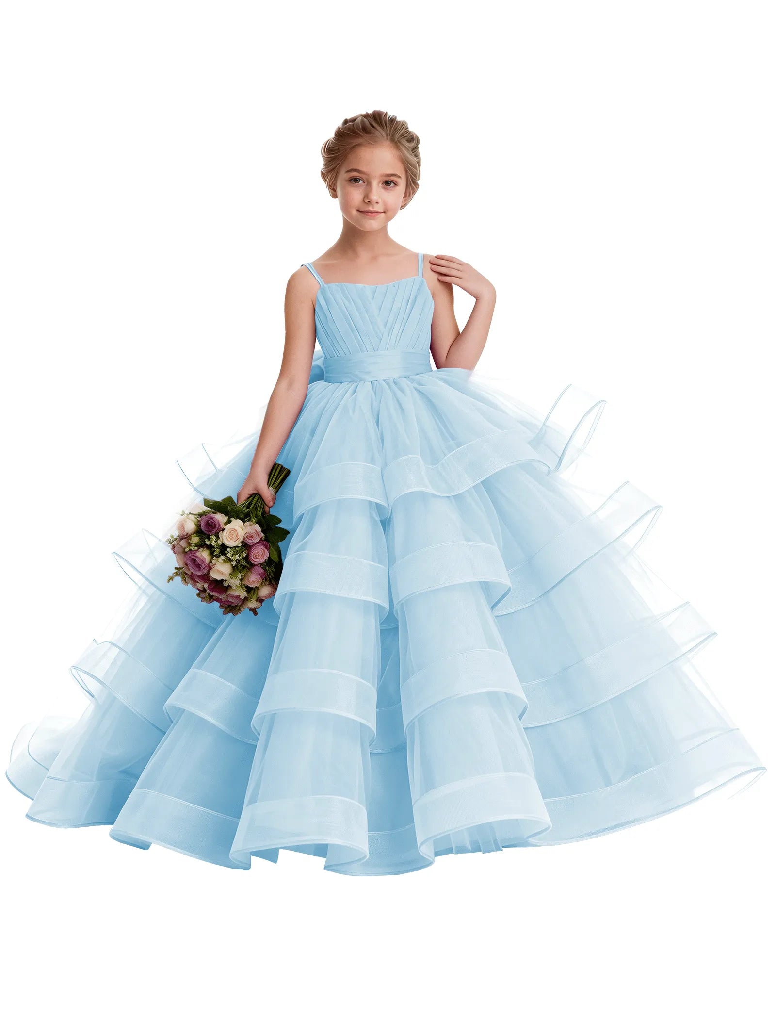 Koronkowa sukienka księżniczki z odkrytymi ramionami