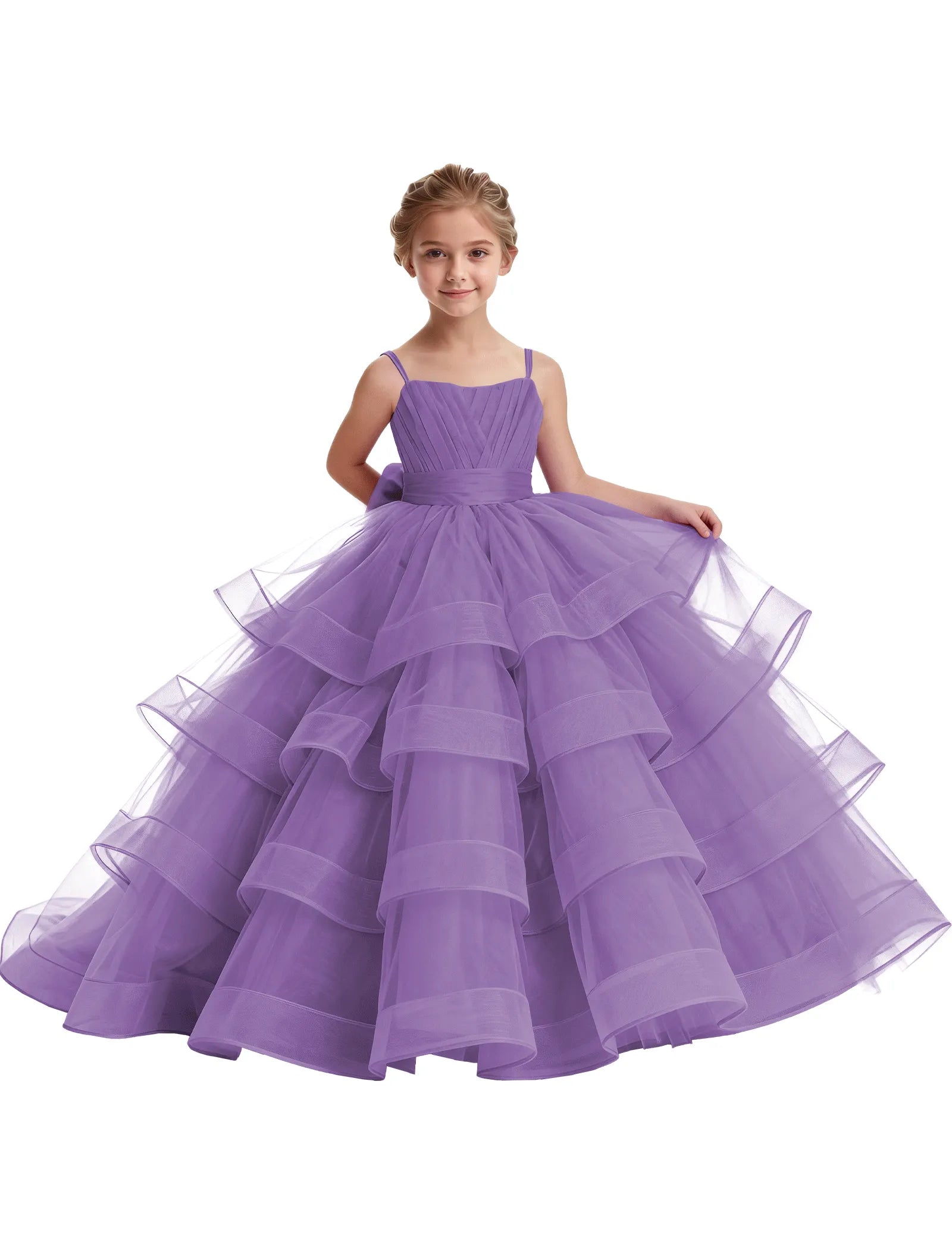 Koronkowa sukienka księżniczki z odkrytymi ramionami