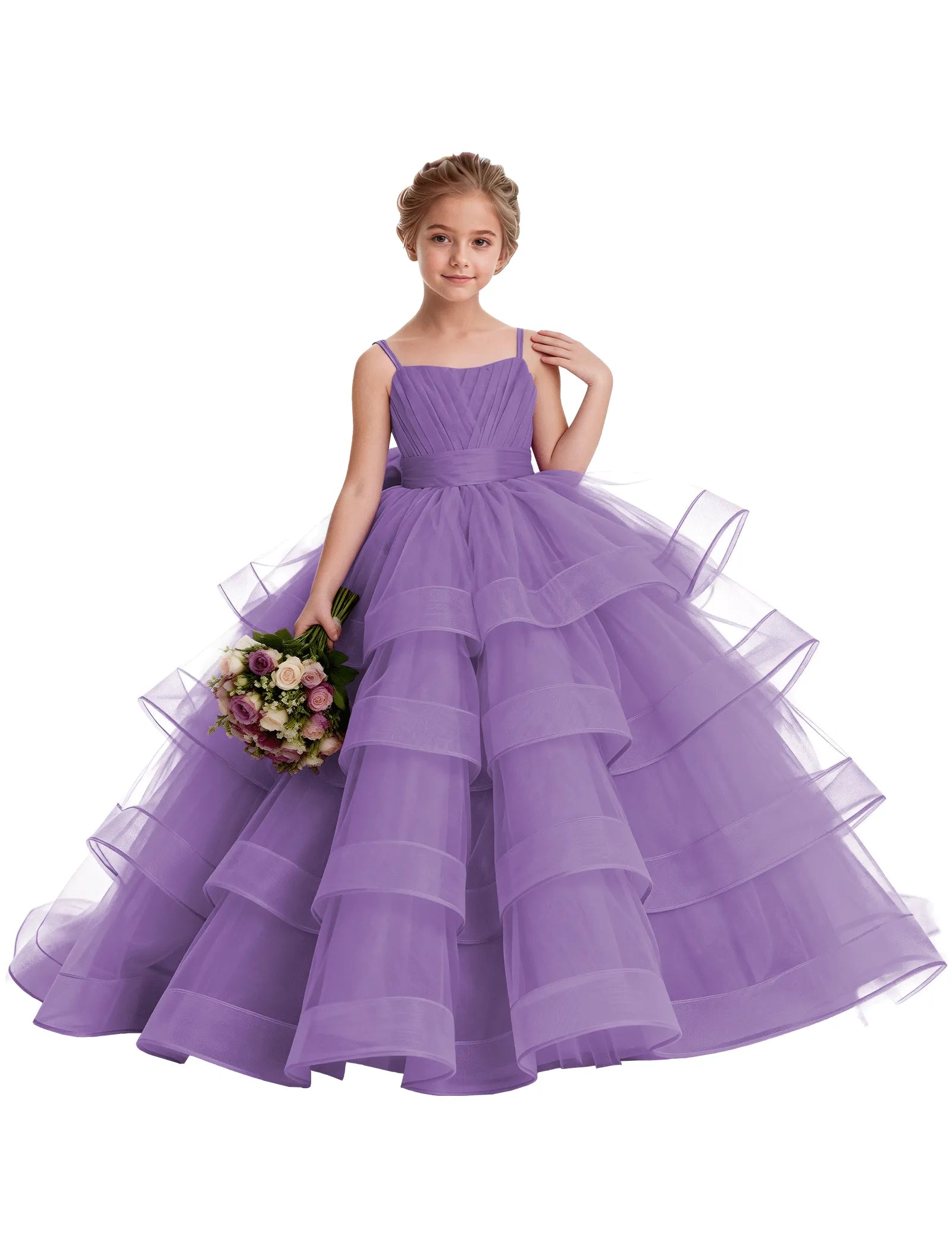 Koronkowa sukienka księżniczki z odkrytymi ramionami