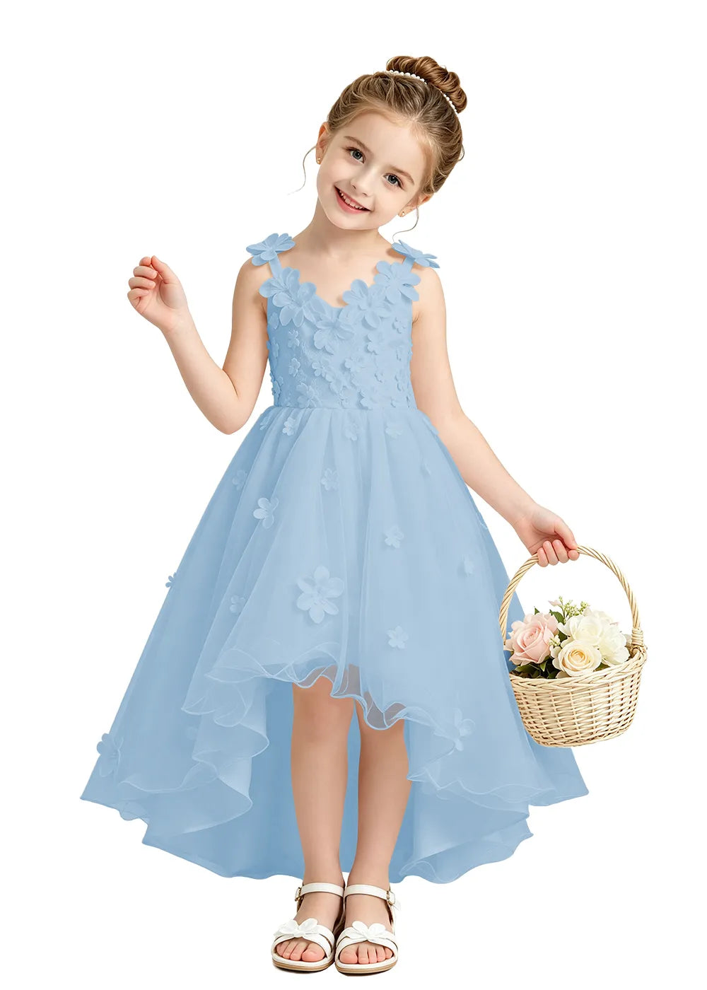 Spitzenkleid mit schulterfreiem Design