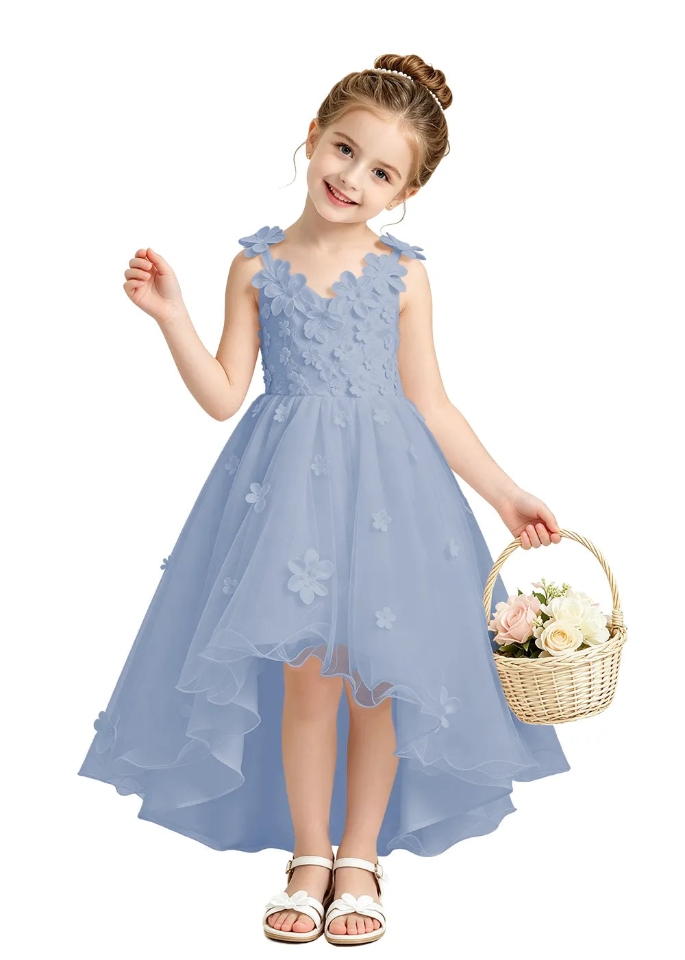 Spitzenkleid mit schulterfreiem Design