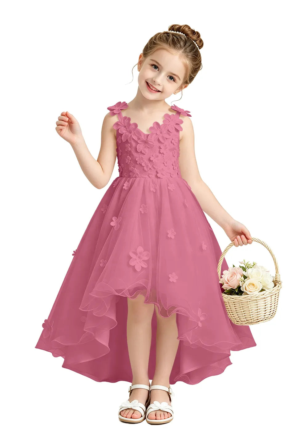 Spitzenkleid mit schulterfreiem Design