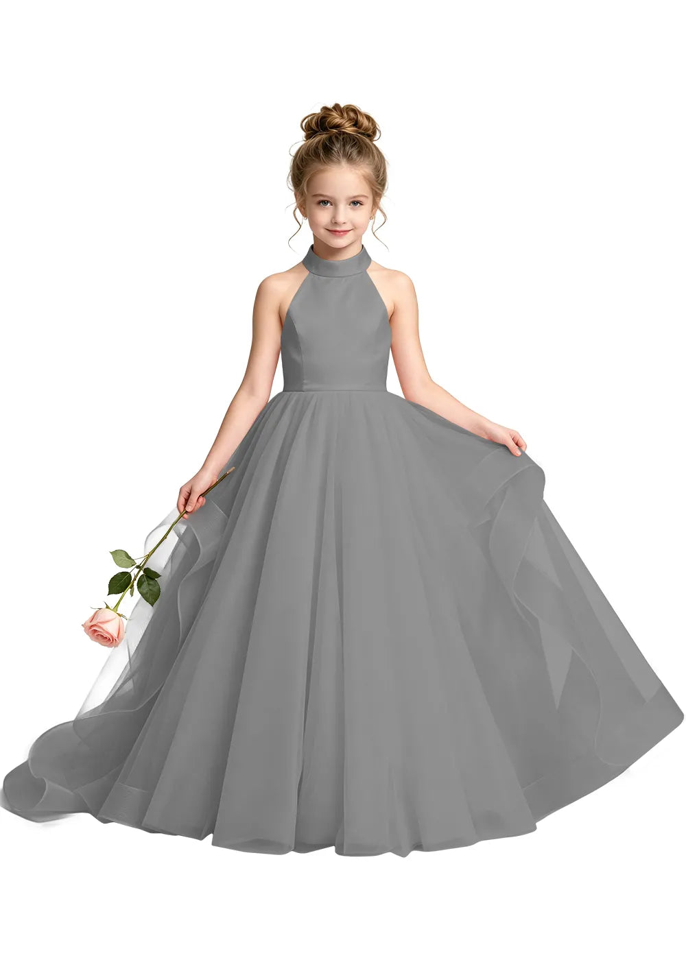 Spitzenkleid mit schulterfreiem Design