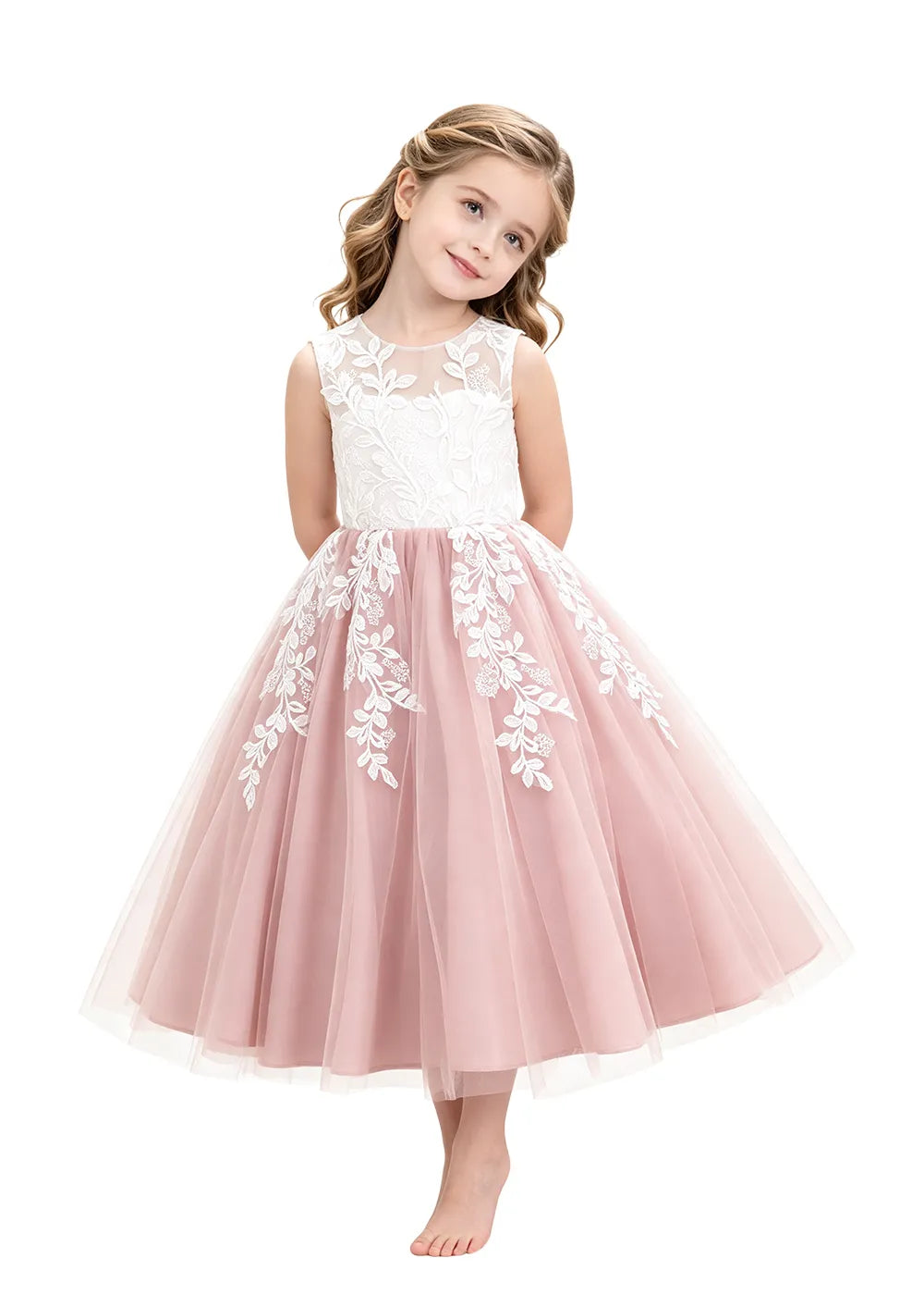 Spitzenkleid mit schulterfreiem Design