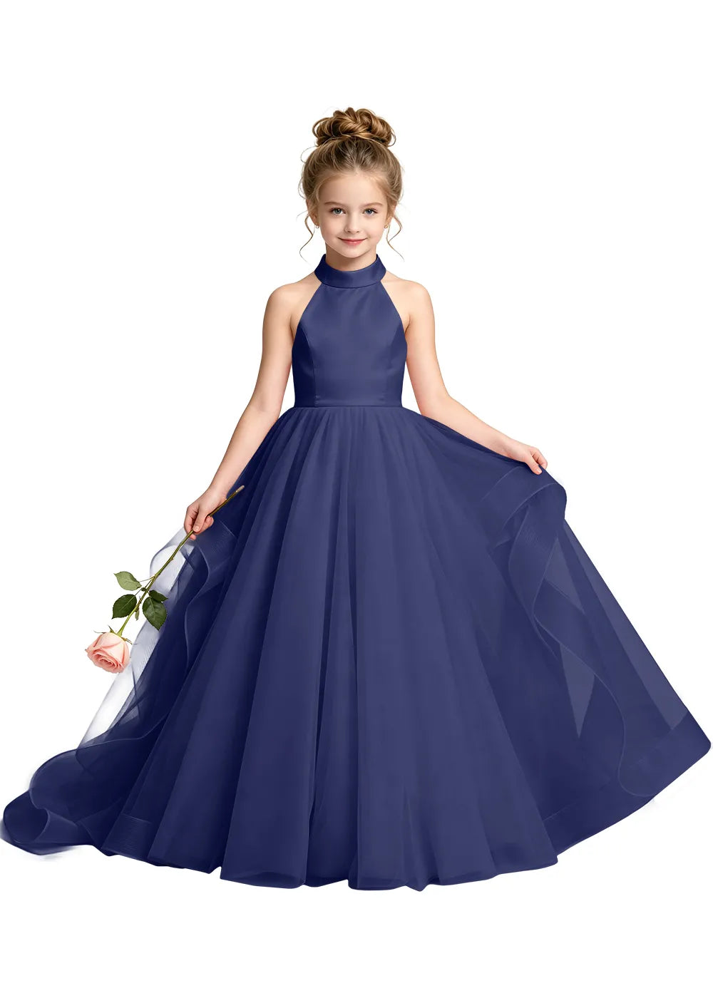 Spitzenkleid mit schulterfreiem Design