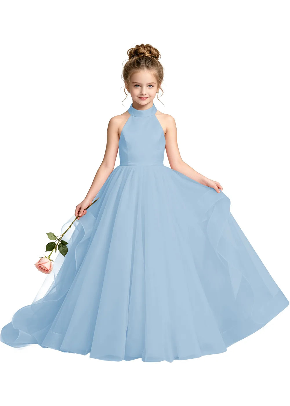Spitzenkleid mit schulterfreiem Design