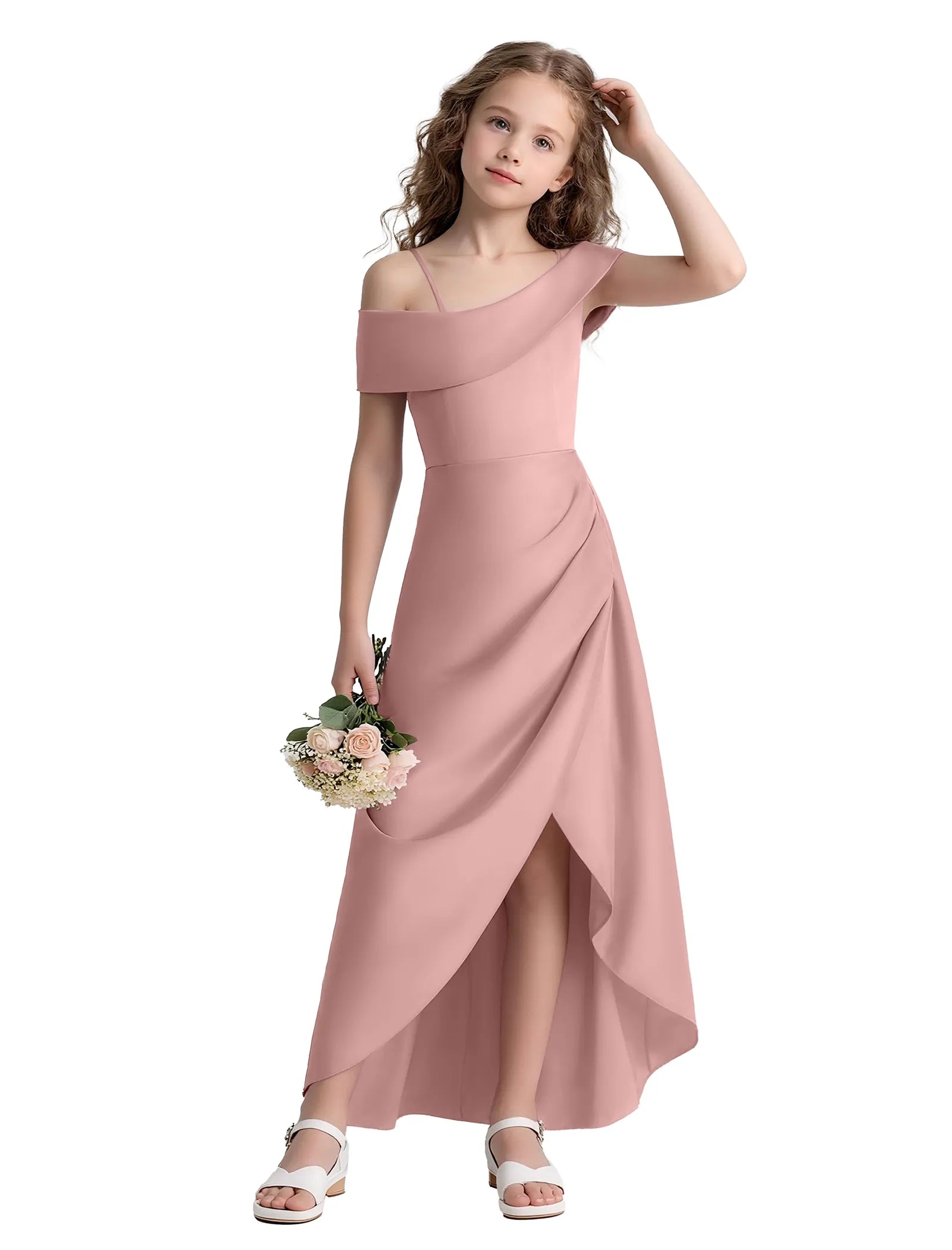 Spitzenkleid mit schulterfreiem Design