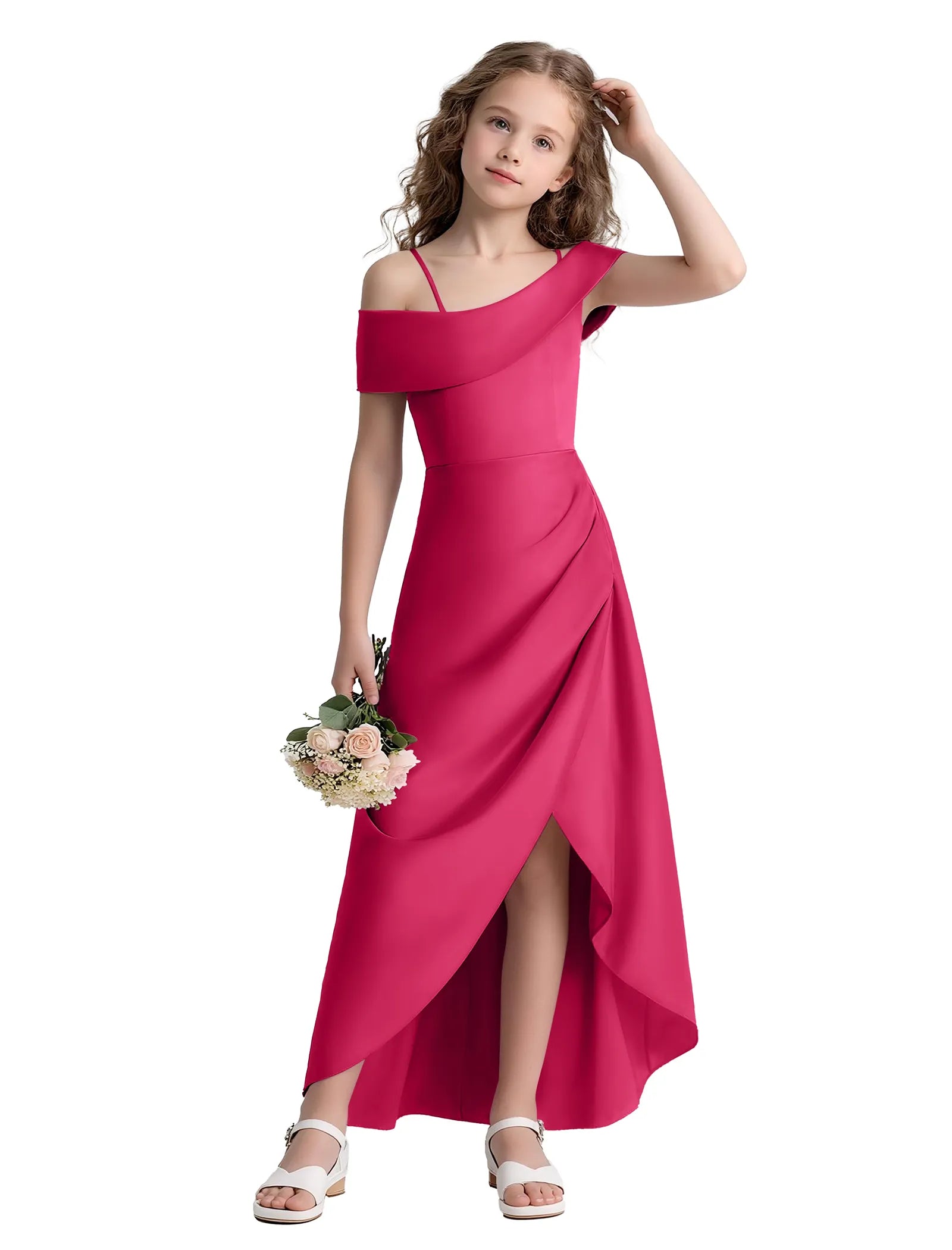 Spitzenkleid mit schulterfreiem Design