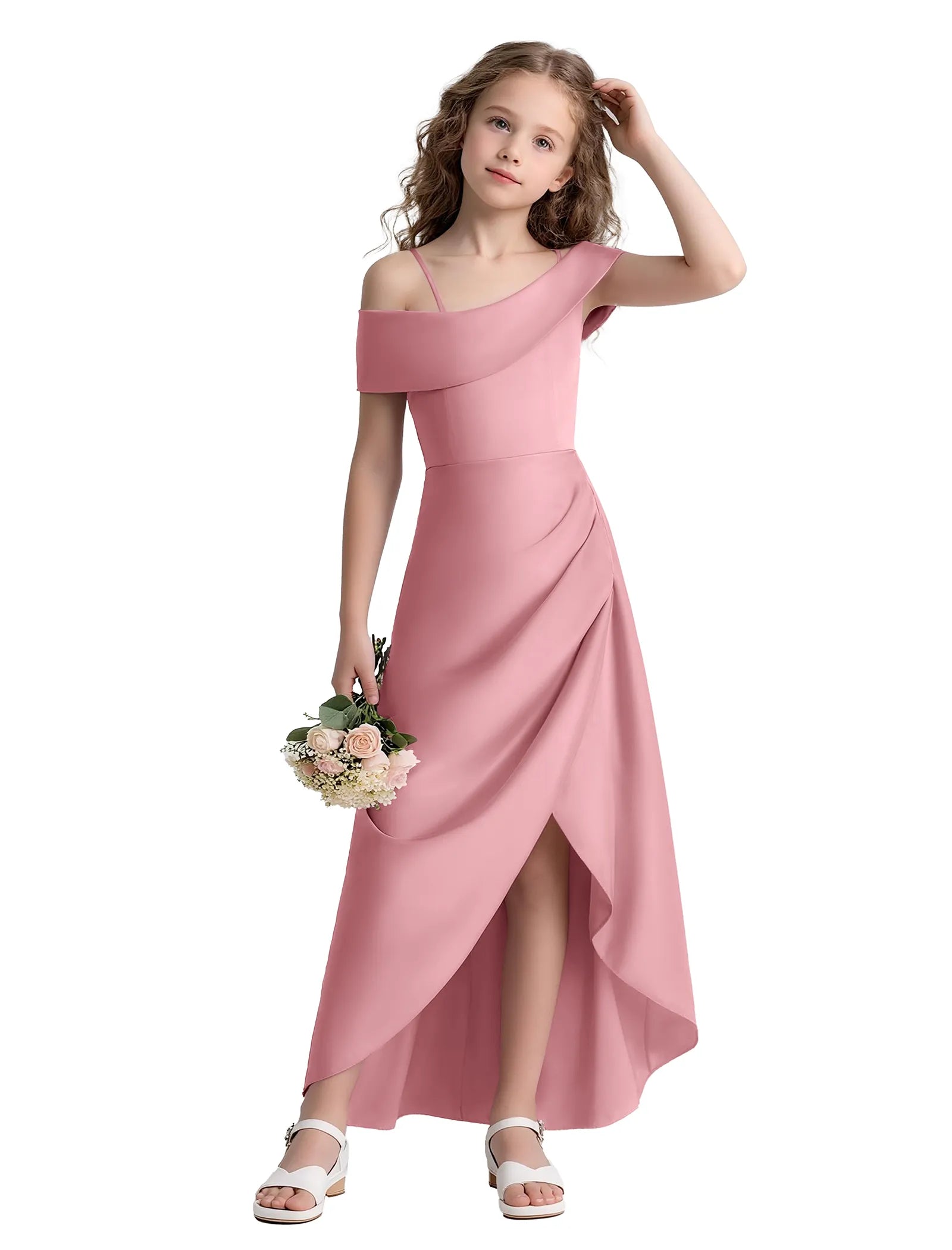 Spitzenkleid mit schulterfreiem Design