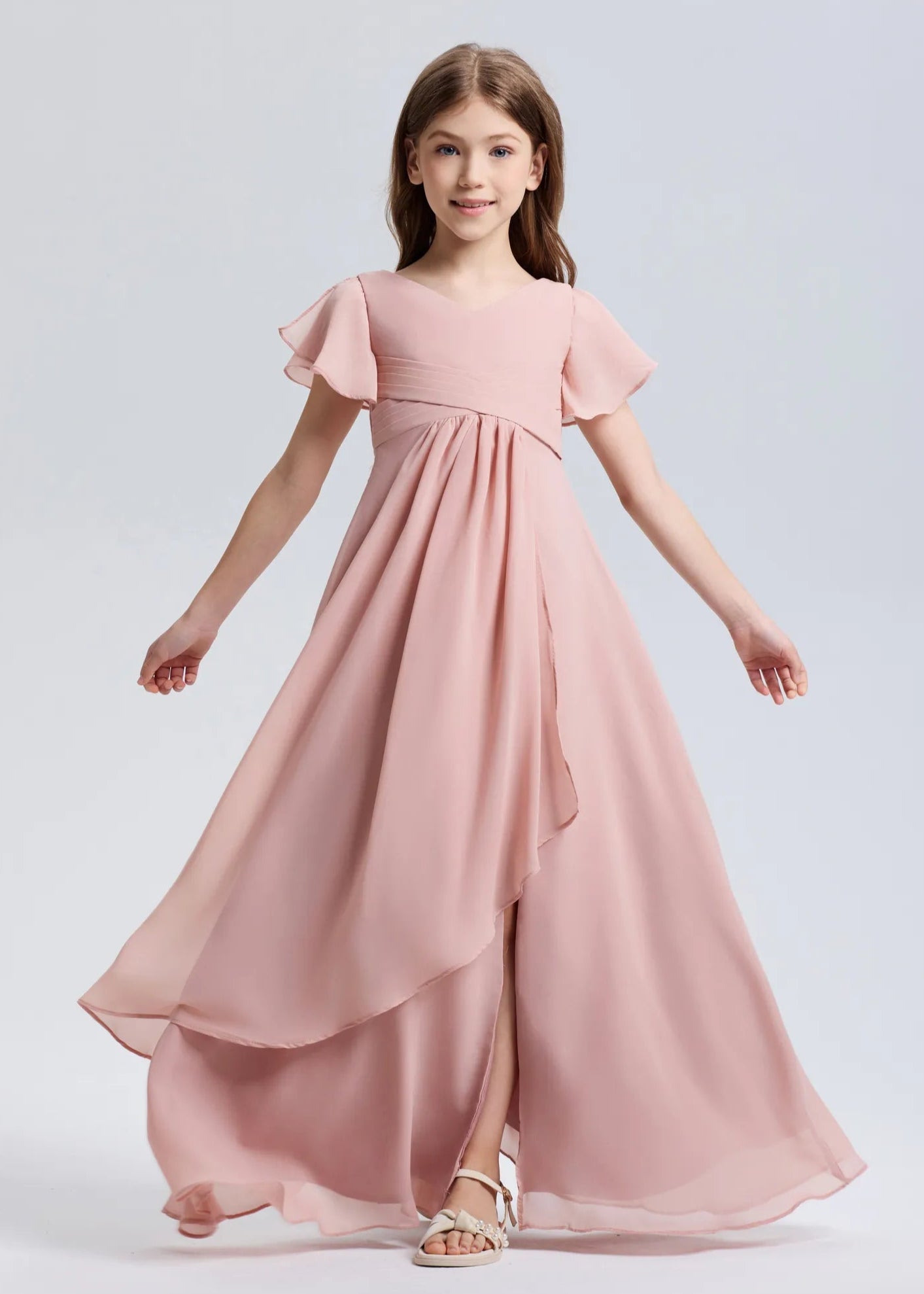Grecian Junior Bridesmaid Dress