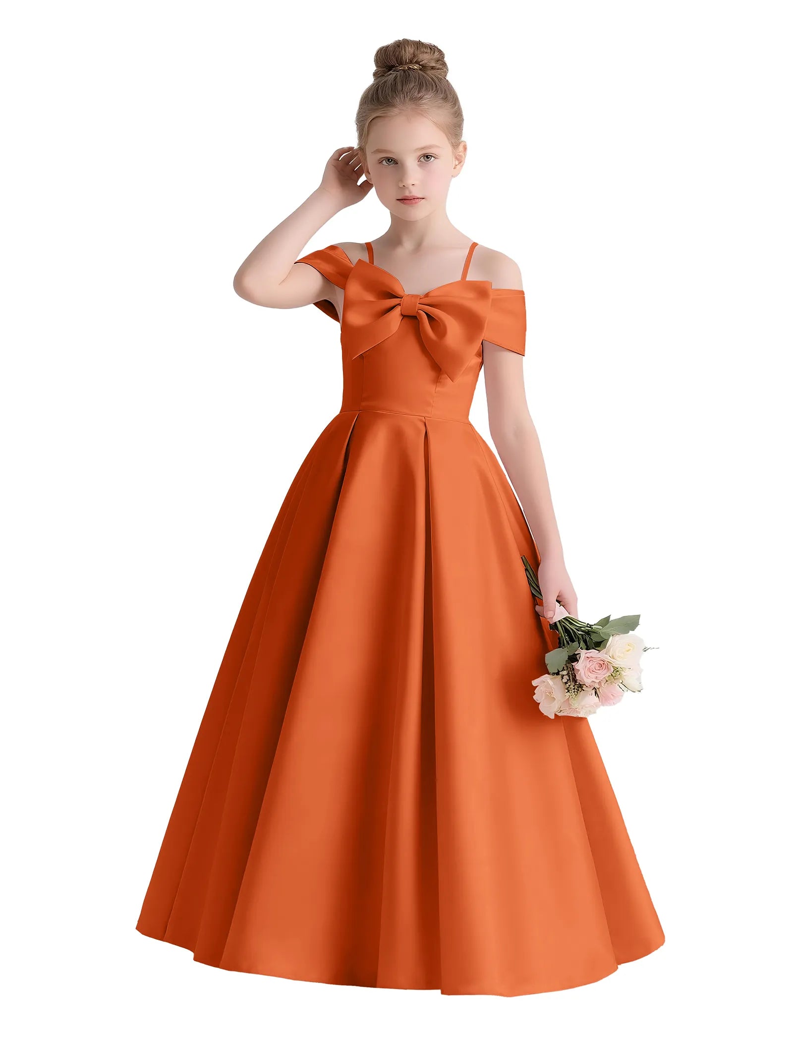 Vestido de princesa sin mangas de encaje