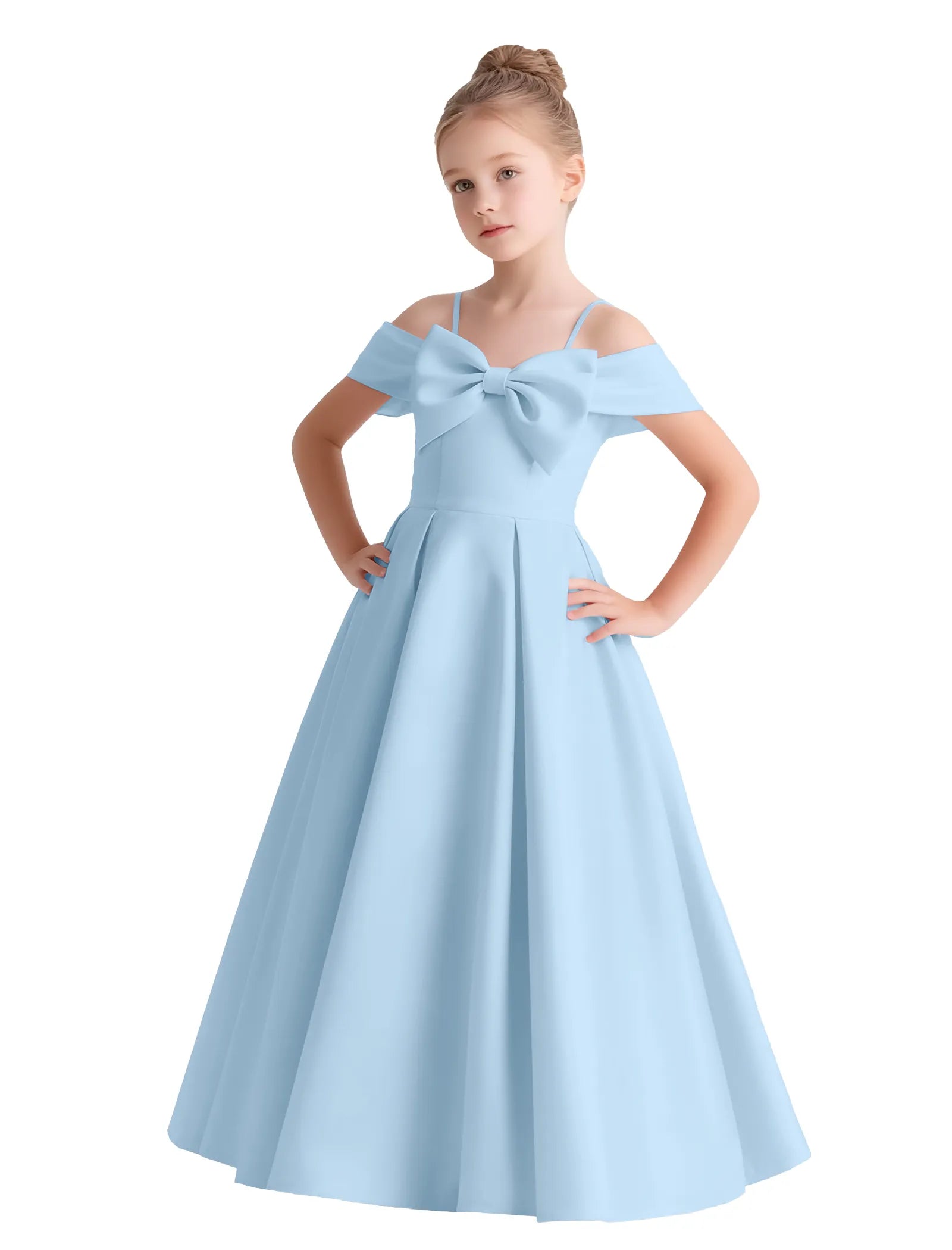 Vestido de princesa sin mangas de encaje