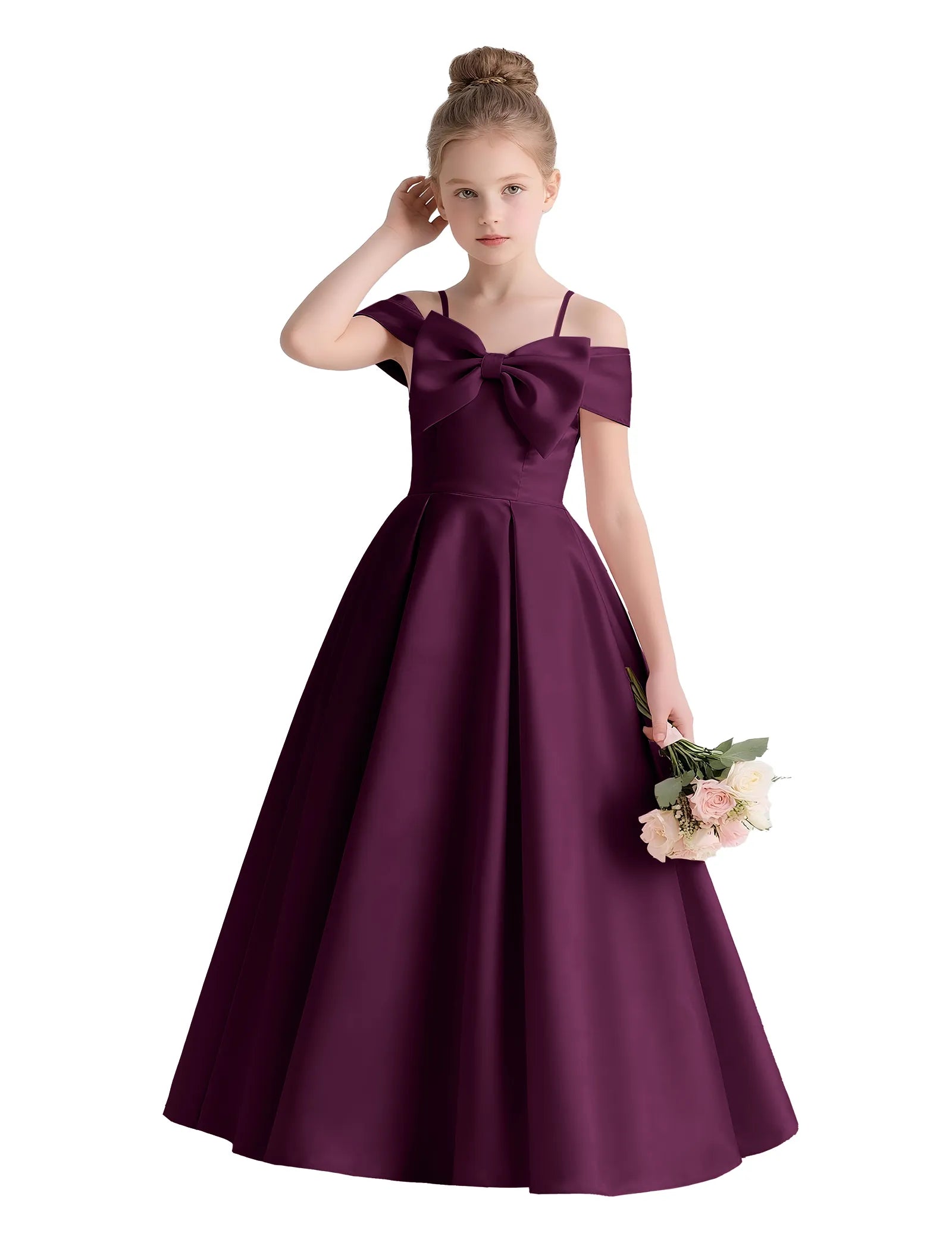 Vestido de princesa sin mangas de encaje