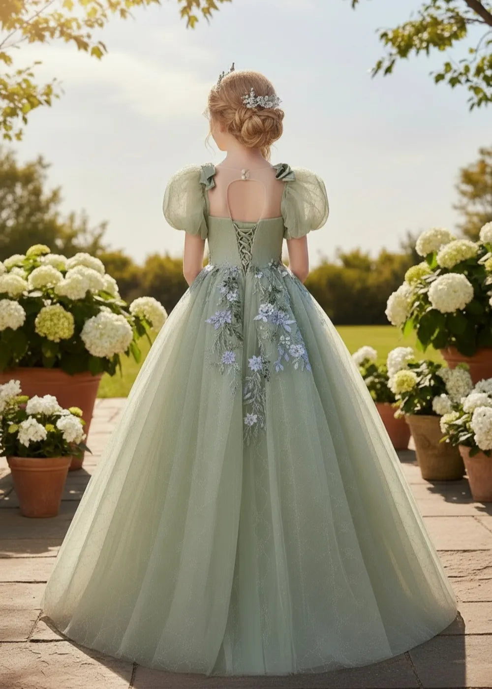 Spitzenkleid mit schulterfreiem Design