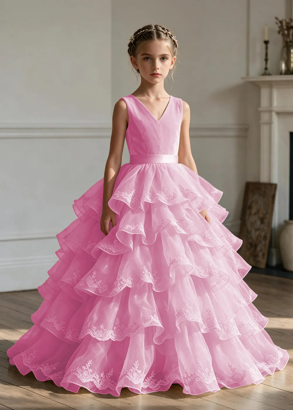 Spitzenkleid mit schulterfreiem Design
