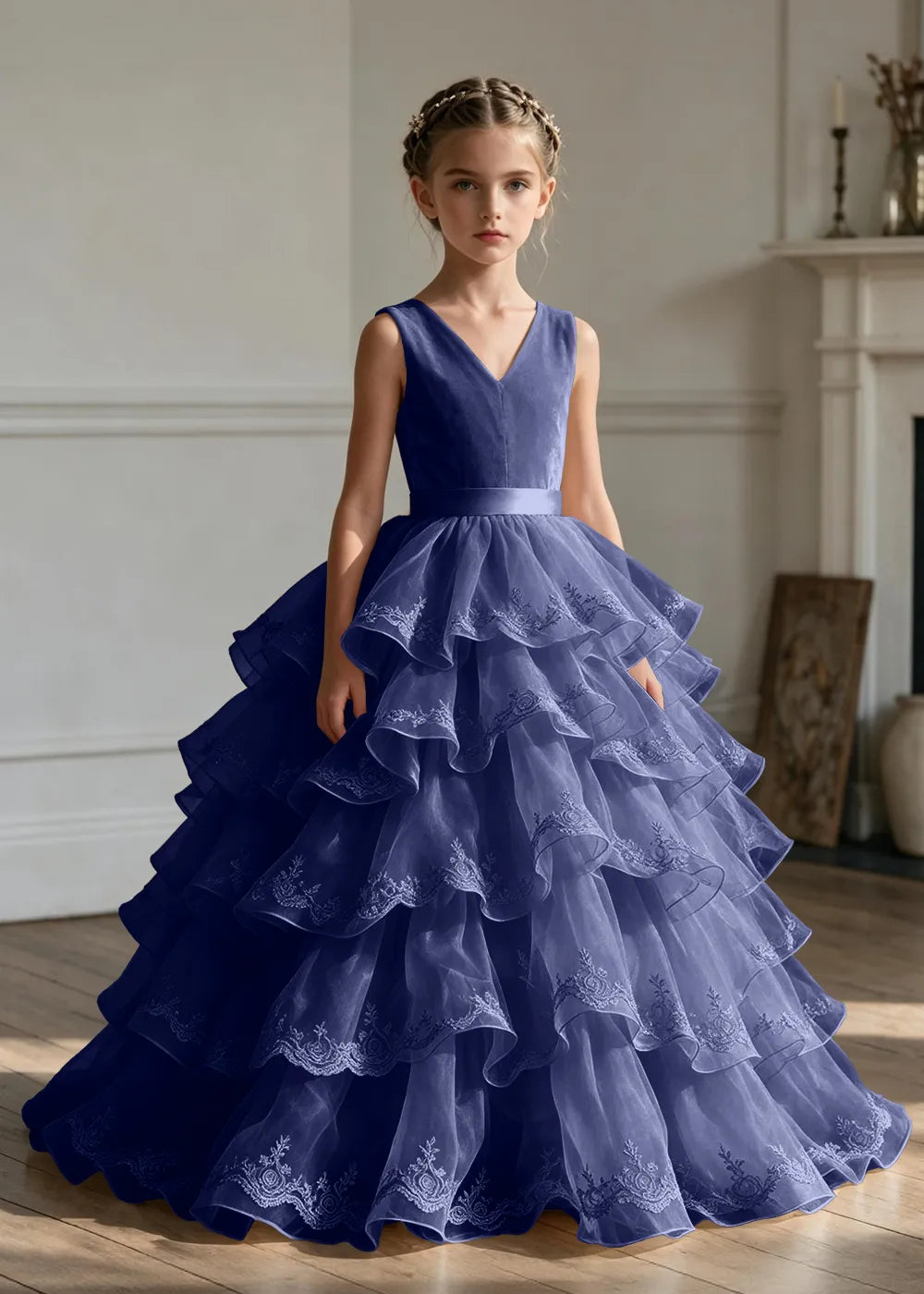 Spitzenkleid mit schulterfreiem Design