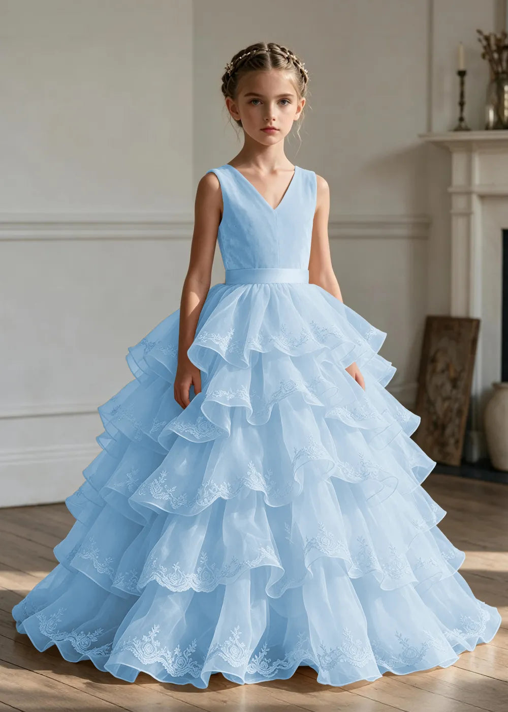 Spitzenkleid mit schulterfreiem Design