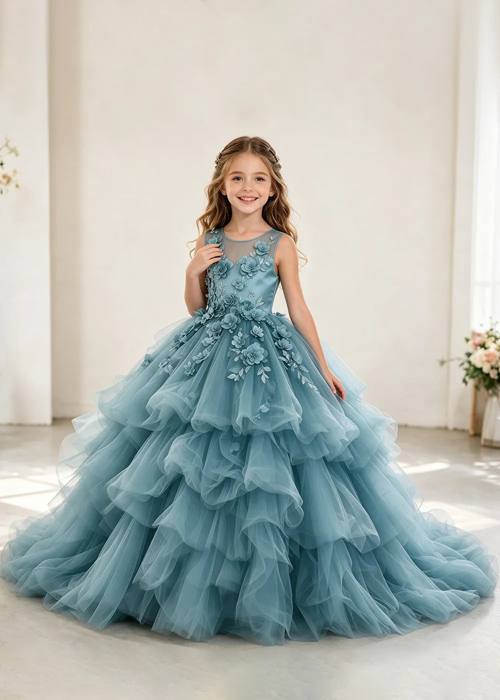 Spitzenkleid mit schulterfreiem Design