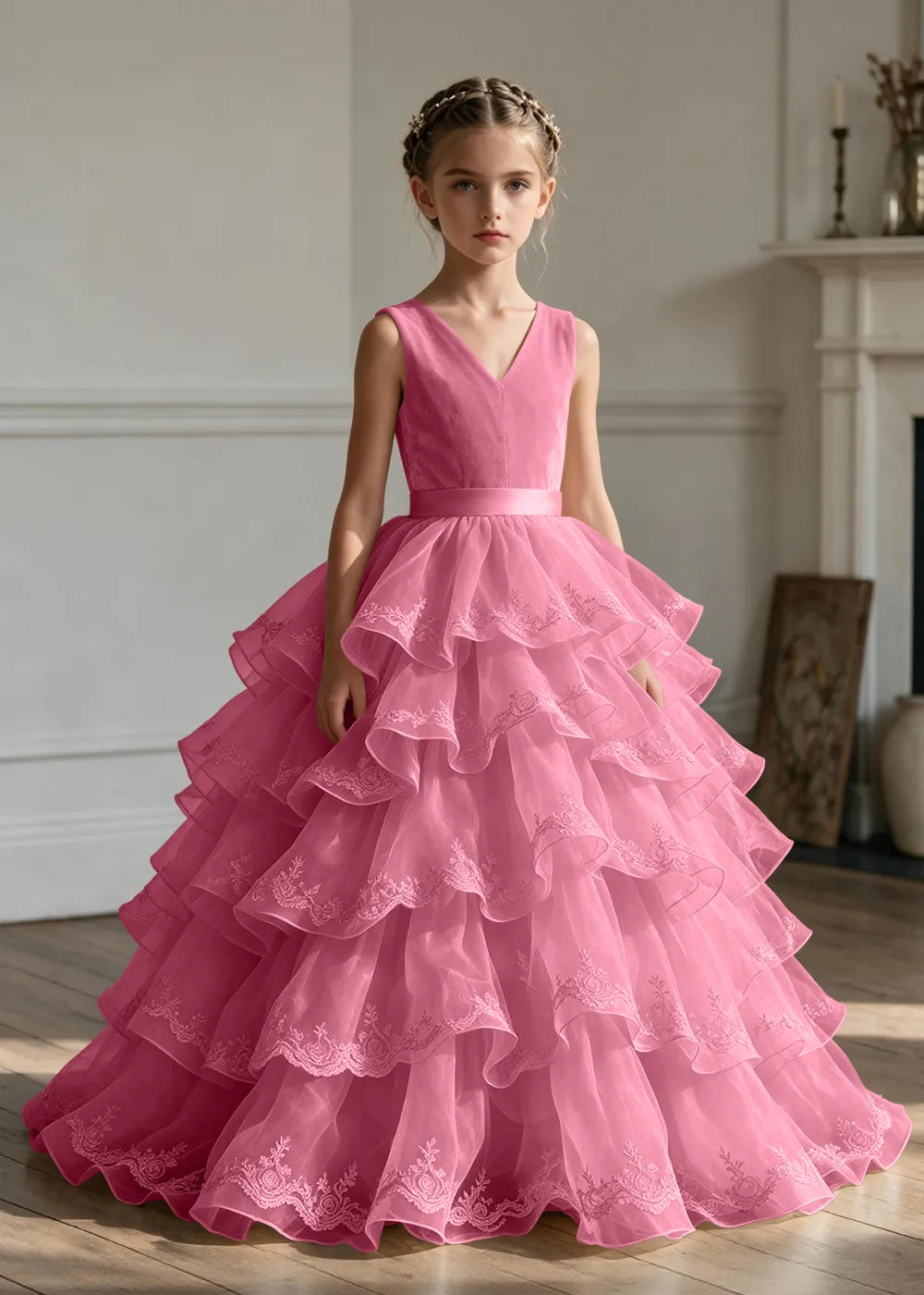 Spitzenkleid mit schulterfreiem Design
