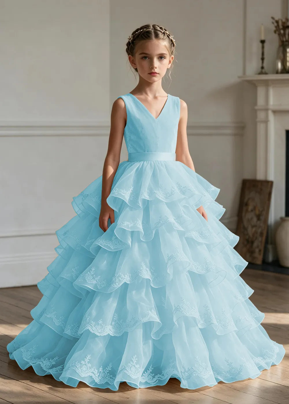 Spitzenkleid mit schulterfreiem Design