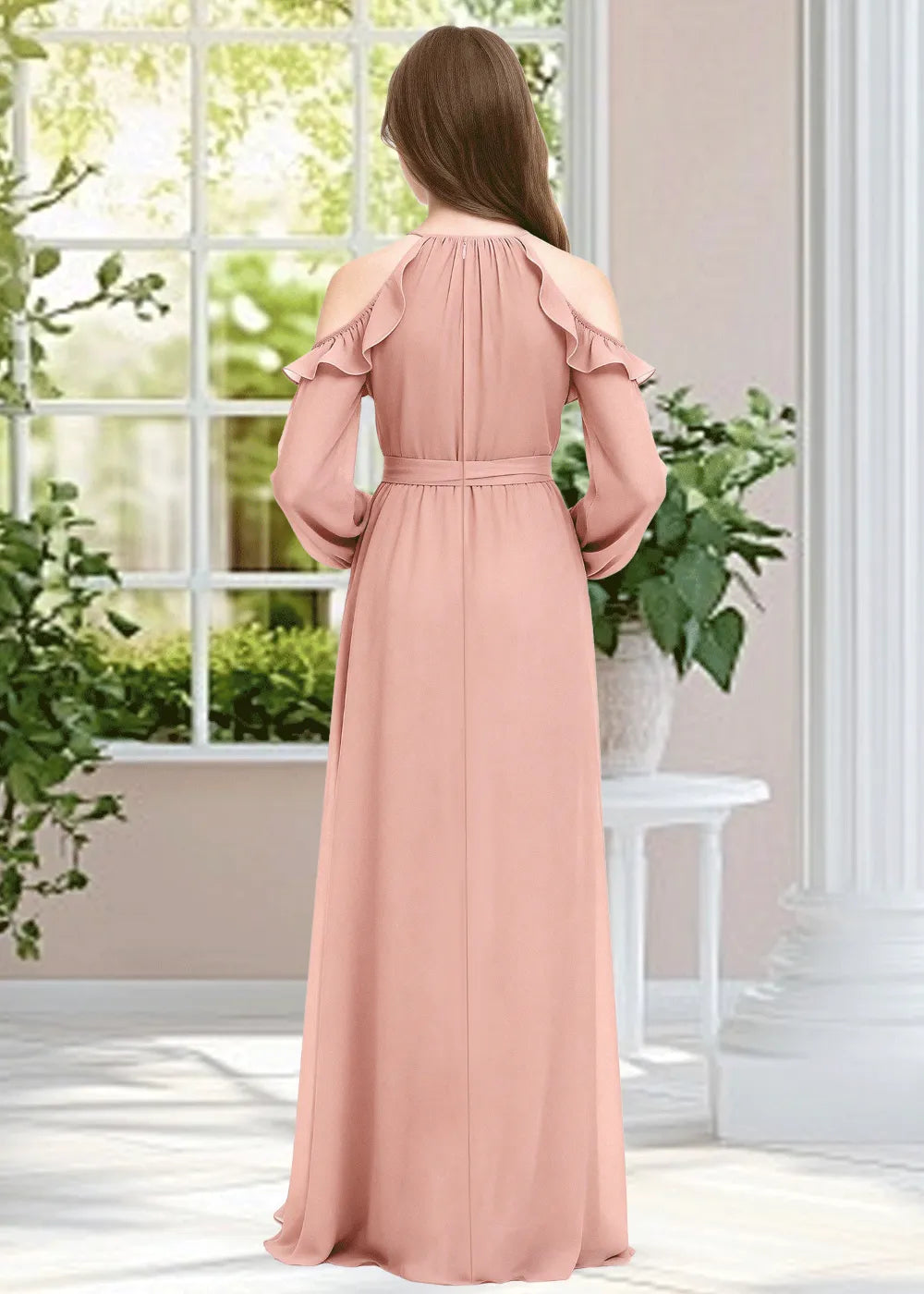 Graceful Long Sleeve Dress